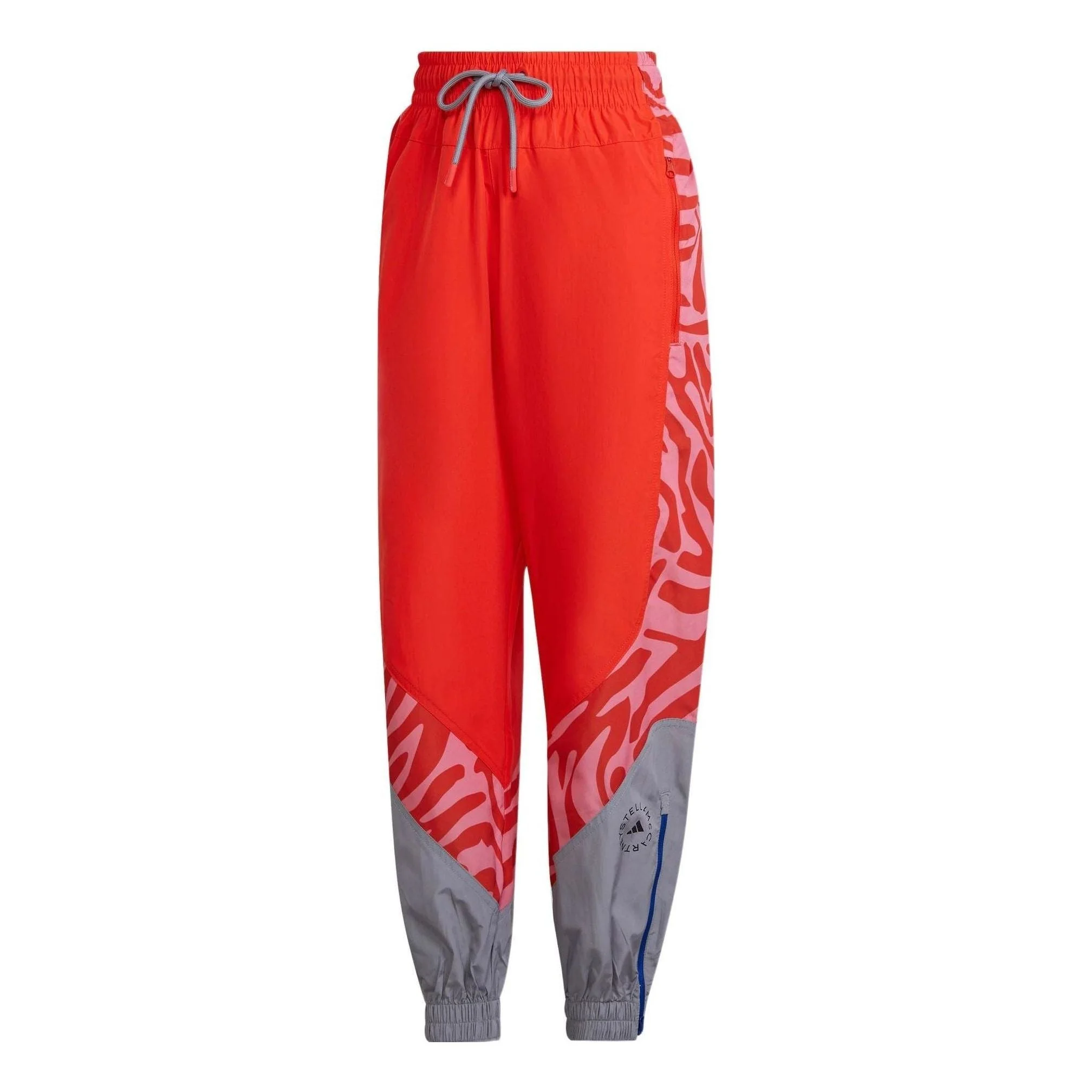 (WMNS) adidas by Stella McCartney Pants 'Red Grey' HD9141 - 1