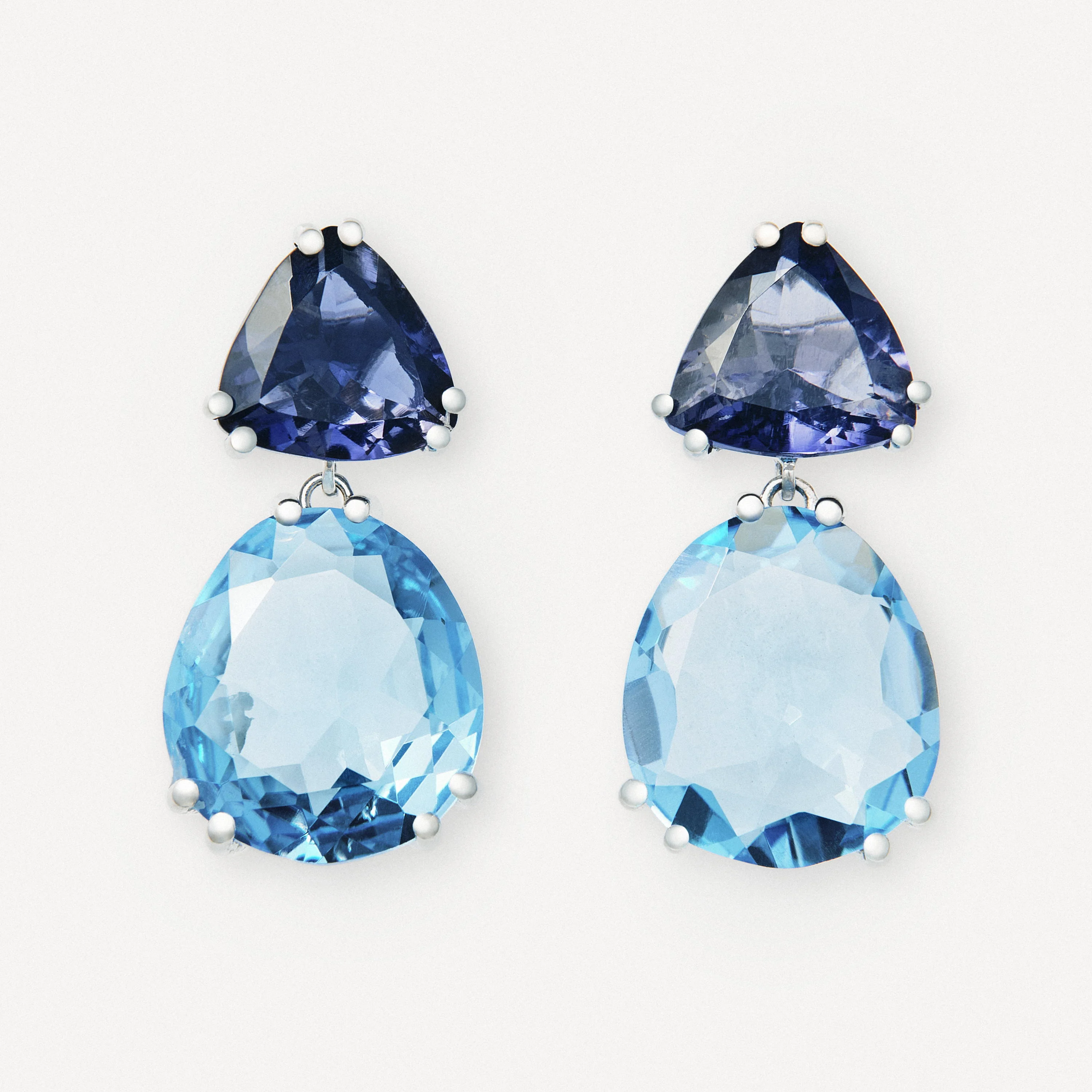 White gold Earrings with iolite and topaz TOUS ATELIER - 1