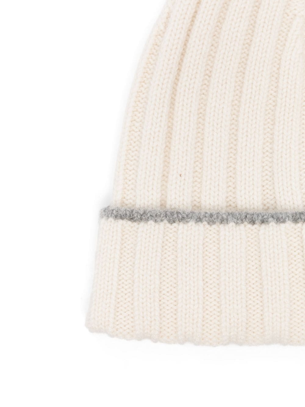 ribbed-knit cashmere beanie - 2