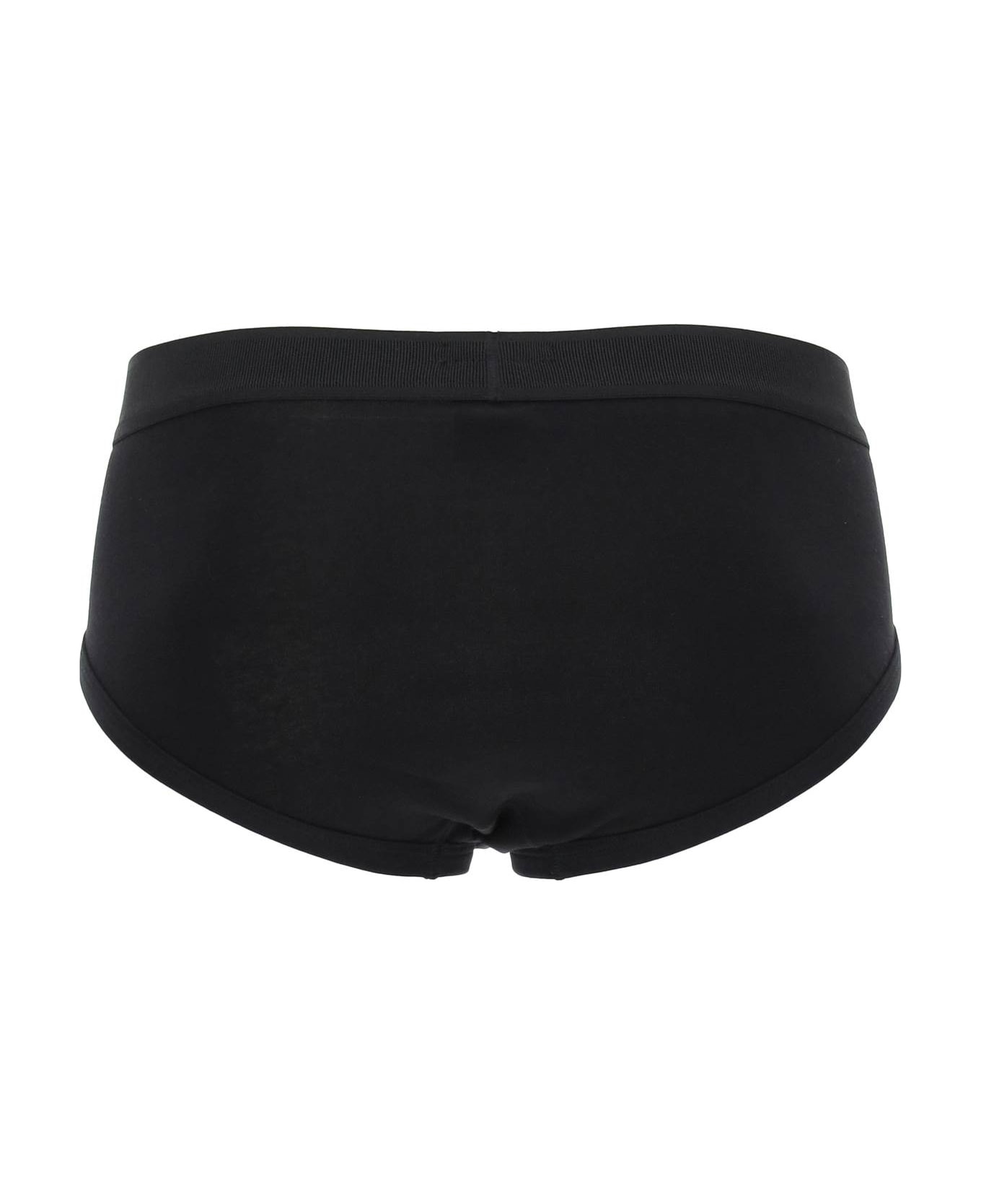 Cotton Briefs With Elastic Band - 2
