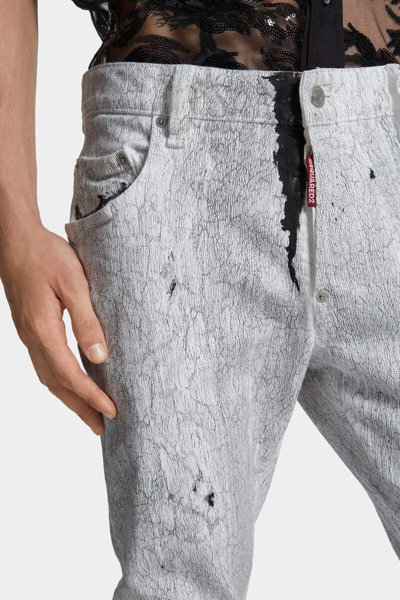 CRACKLÈ WASH SKATER JEANS - 5