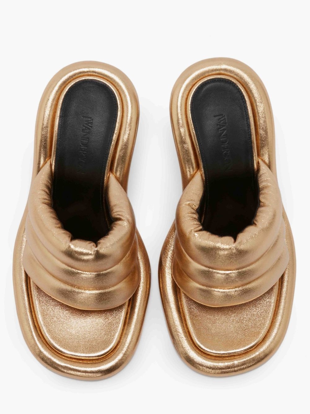 BUMPER-TUBE LEATHER MULES - 4
