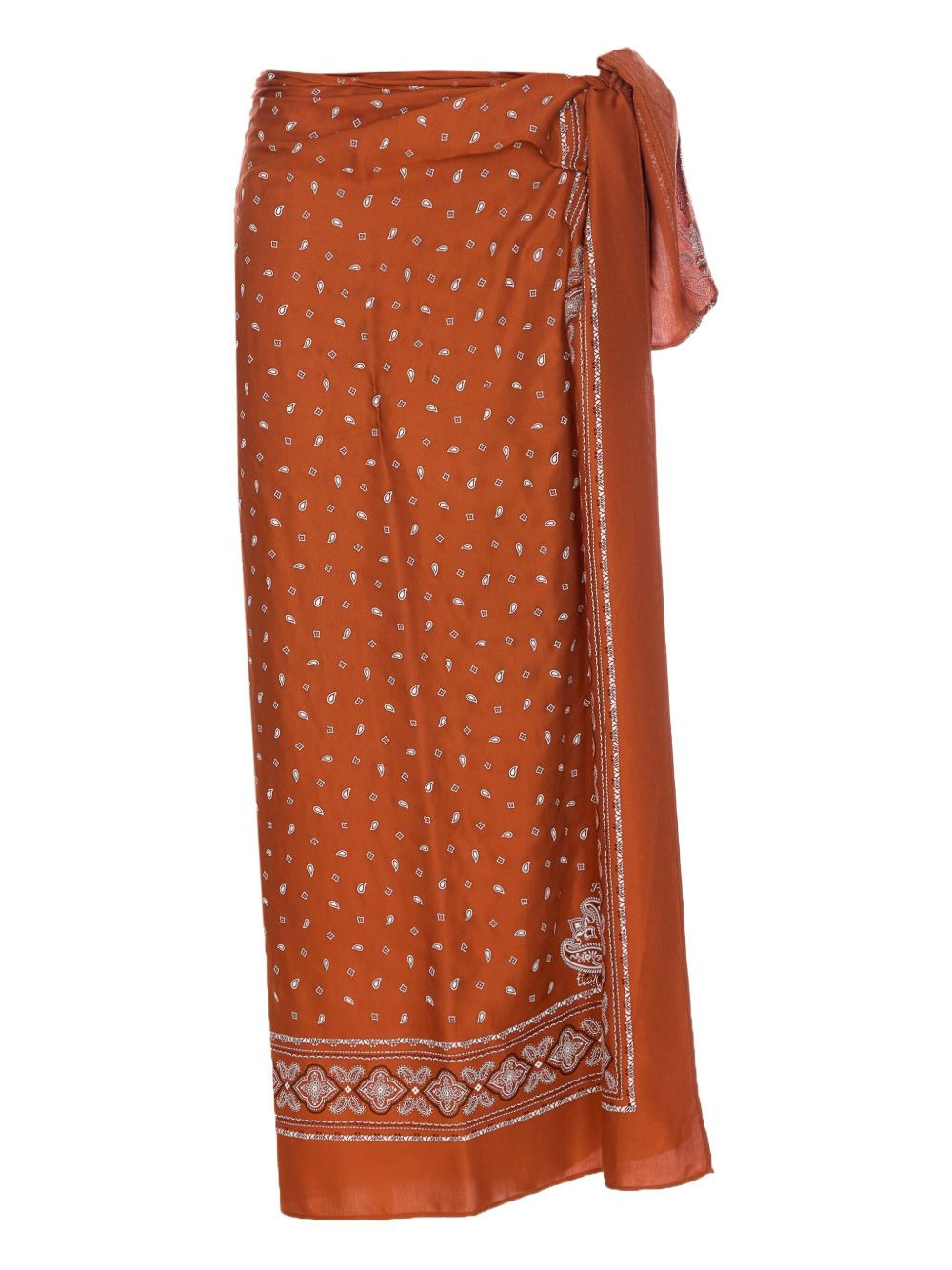 bandana-print skirt - 1