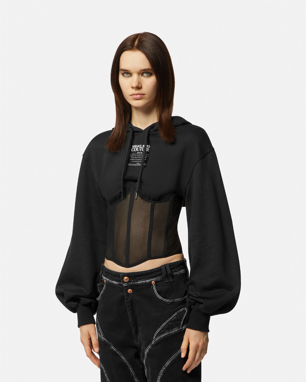 Warranty Logo Corset Hoodie - 4