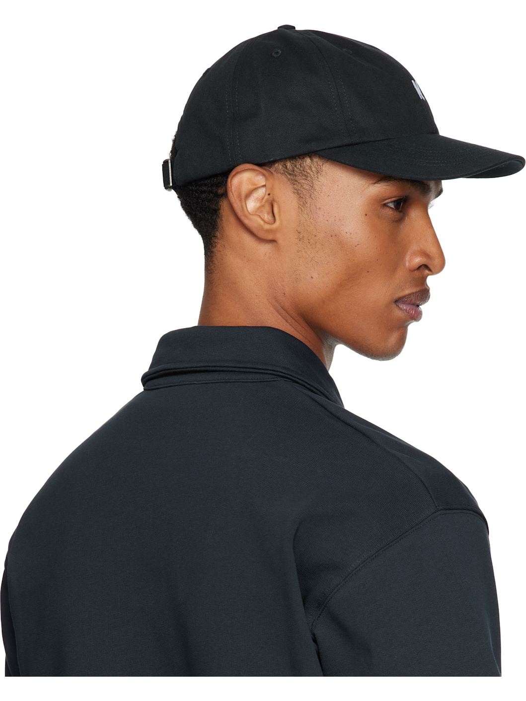 Black Twill Sports Cap - 3