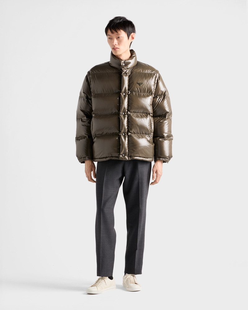 Prada Medium-weight Re-Nylon down jacket outlook