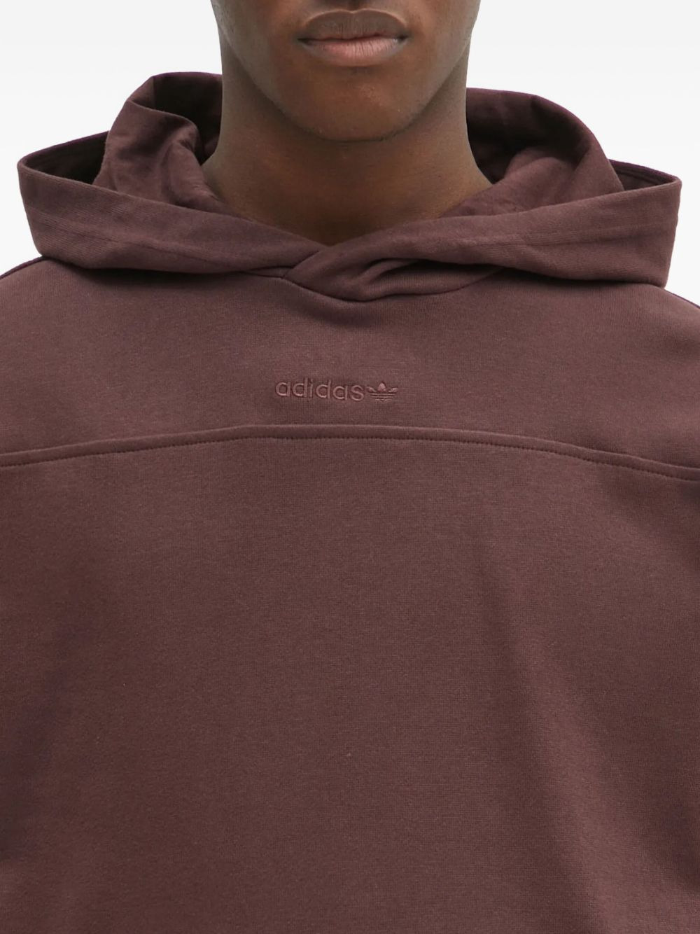 embroidered-logo hoodie - 4