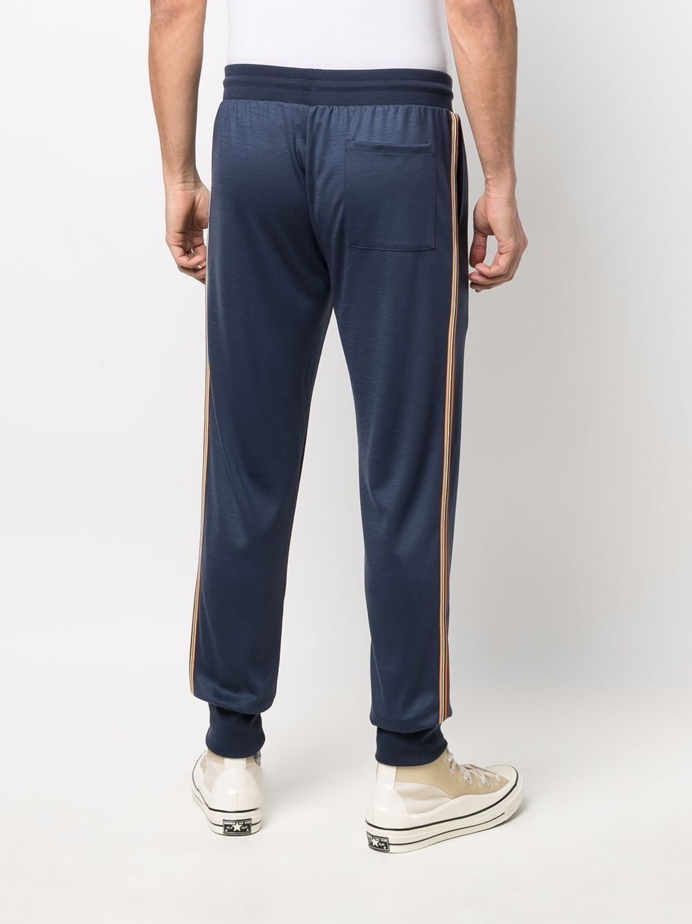 side stripe detail sweatpants - 4