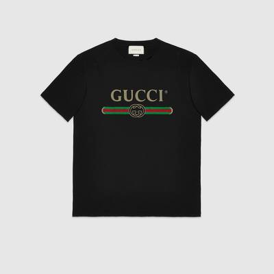 GUCCI Oversize T-shirt with Gucci logo outlook
