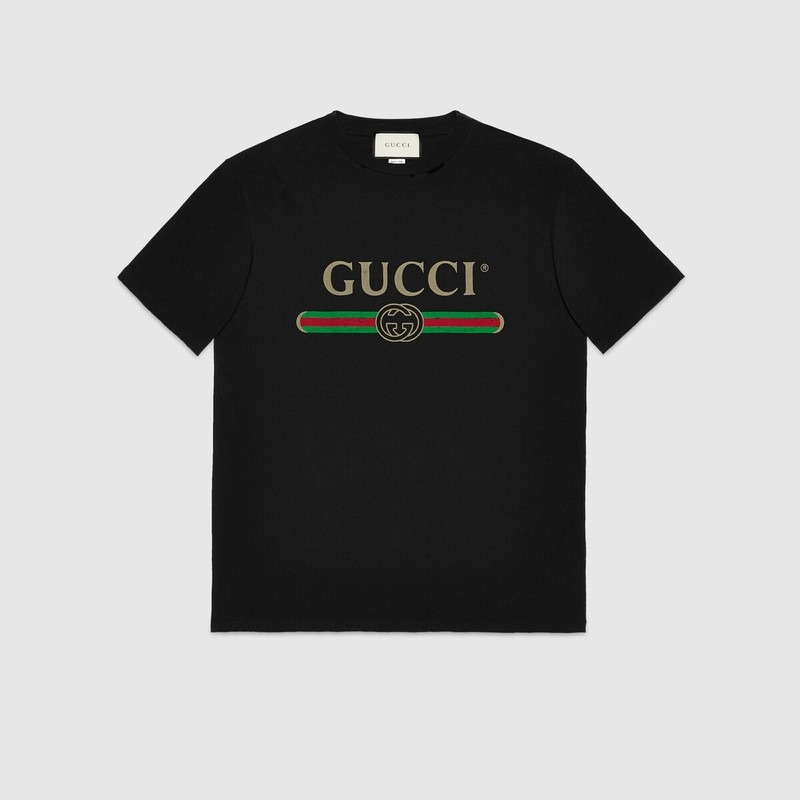 GUCCI Oversize T-shirt with Gucci logo outlook