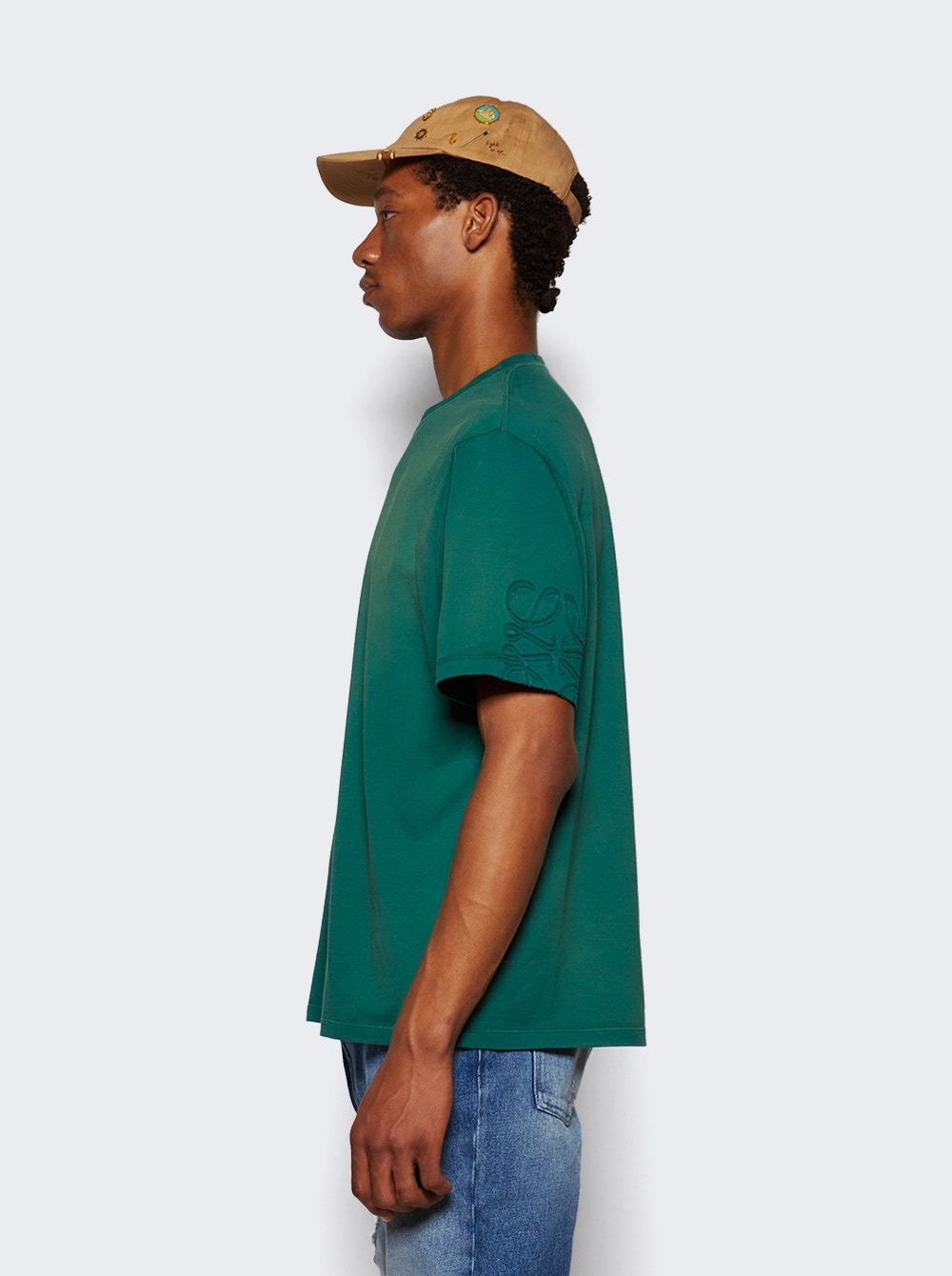 Loose Fit Tee Dark Green - 3