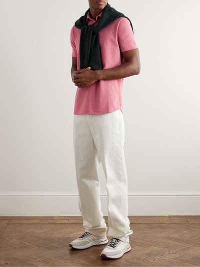 Loro Piana Cotton-Piqué Polo Shirt outlook