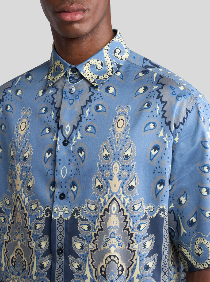 SHORT-SLEEVED OVERSIZED SHIRT - 3