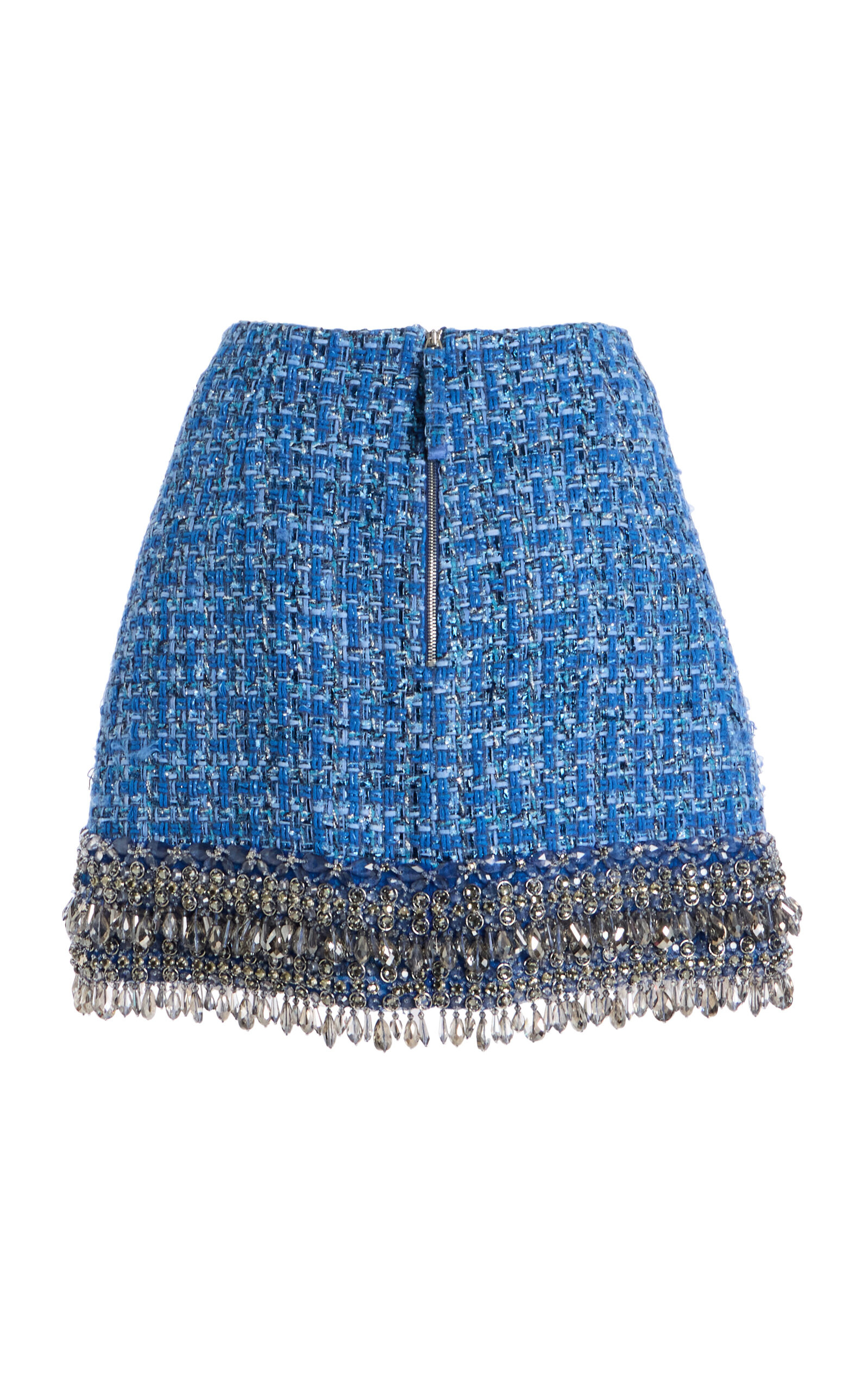 Embellished Mini Skirt blue - 3