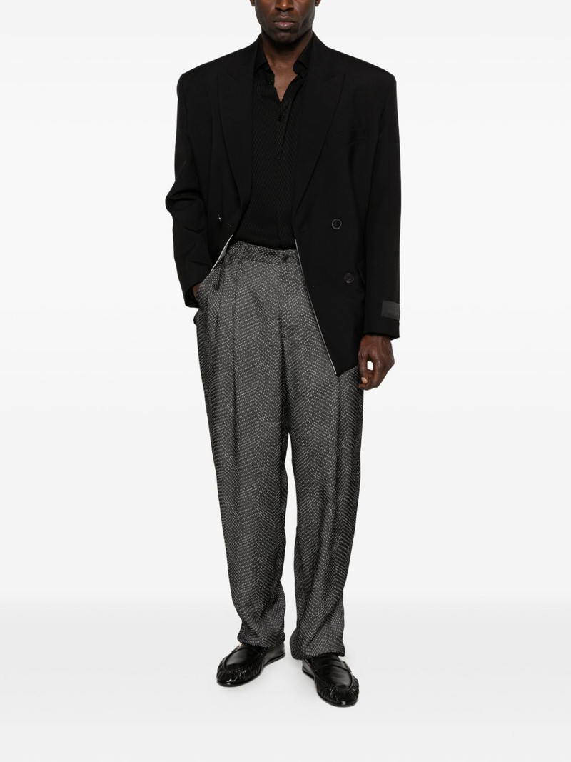 GIORGIO ARMANI patterned trousers outlook