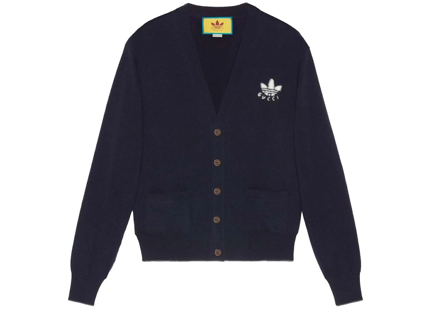 Gucci x adidas Wool Cardigan Navy - 1