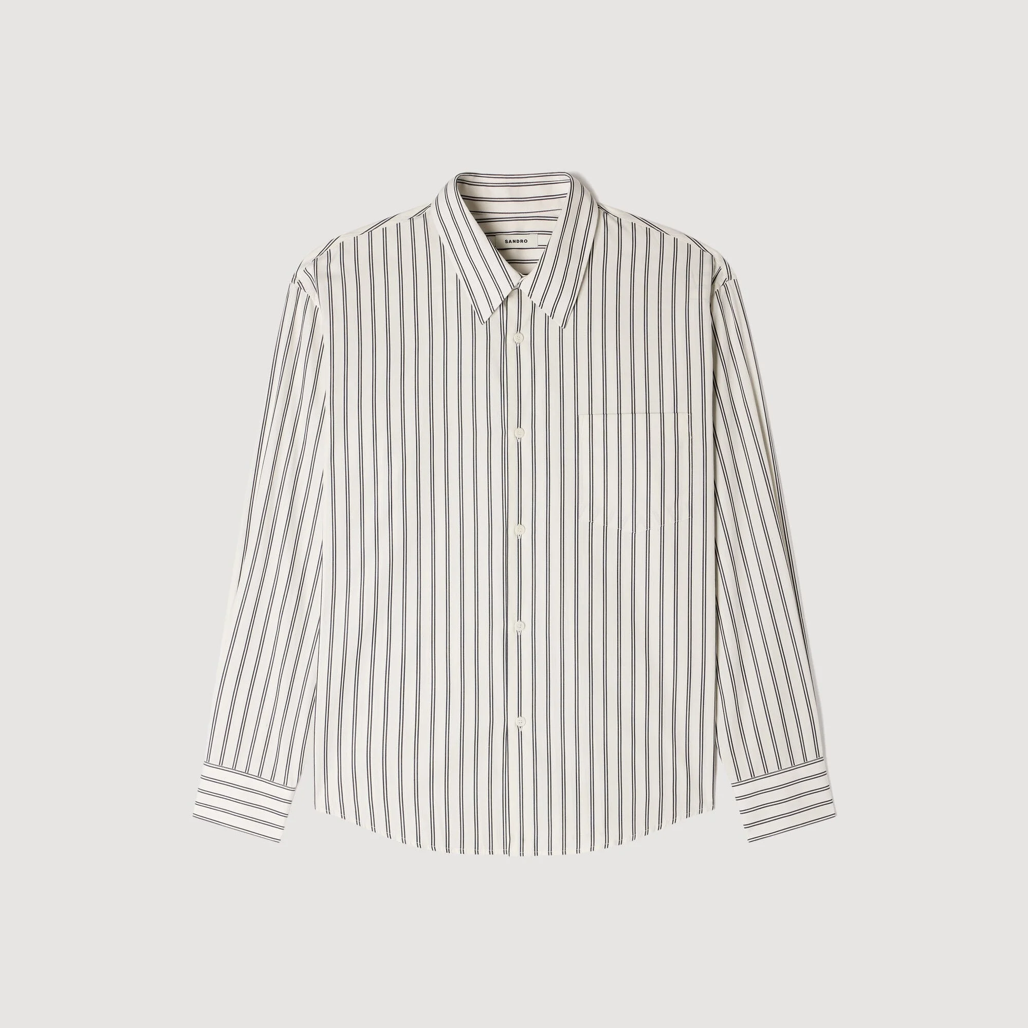STRIPED COTTON SHIRT - 1