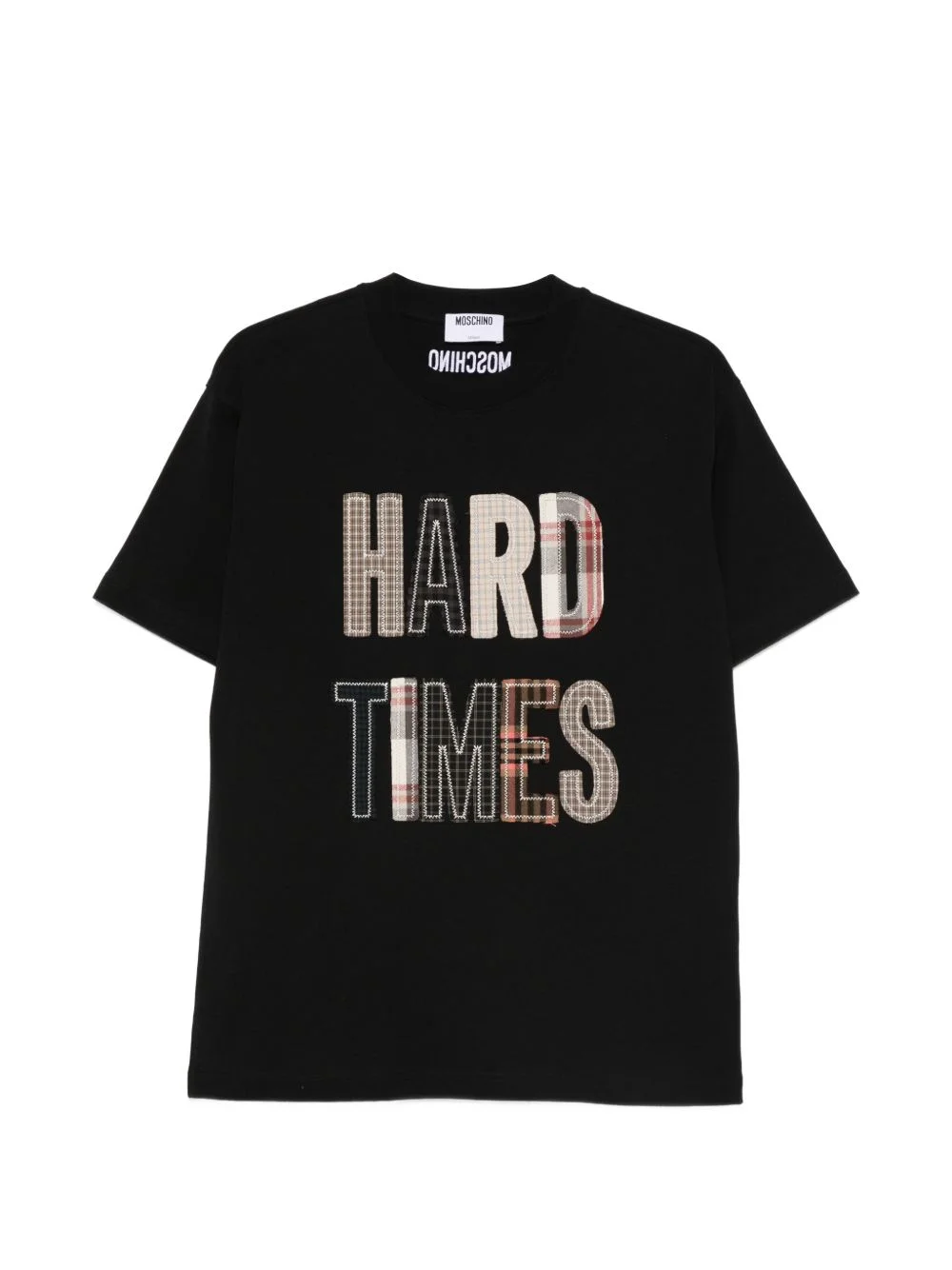 check-patchwork T-shirt - 1