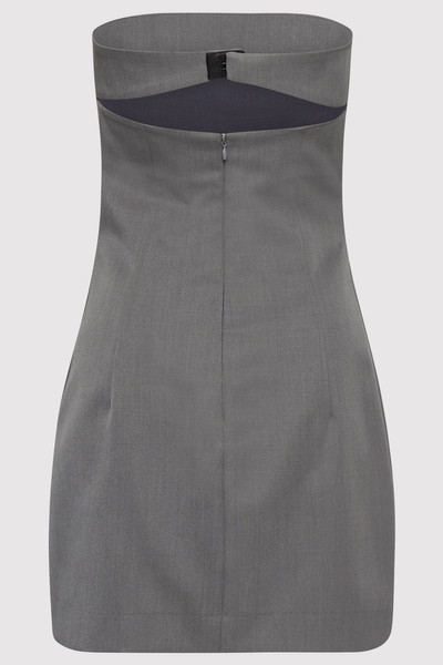 ST. AGNI Tuck Mini Dress - Pewter Grey outlook