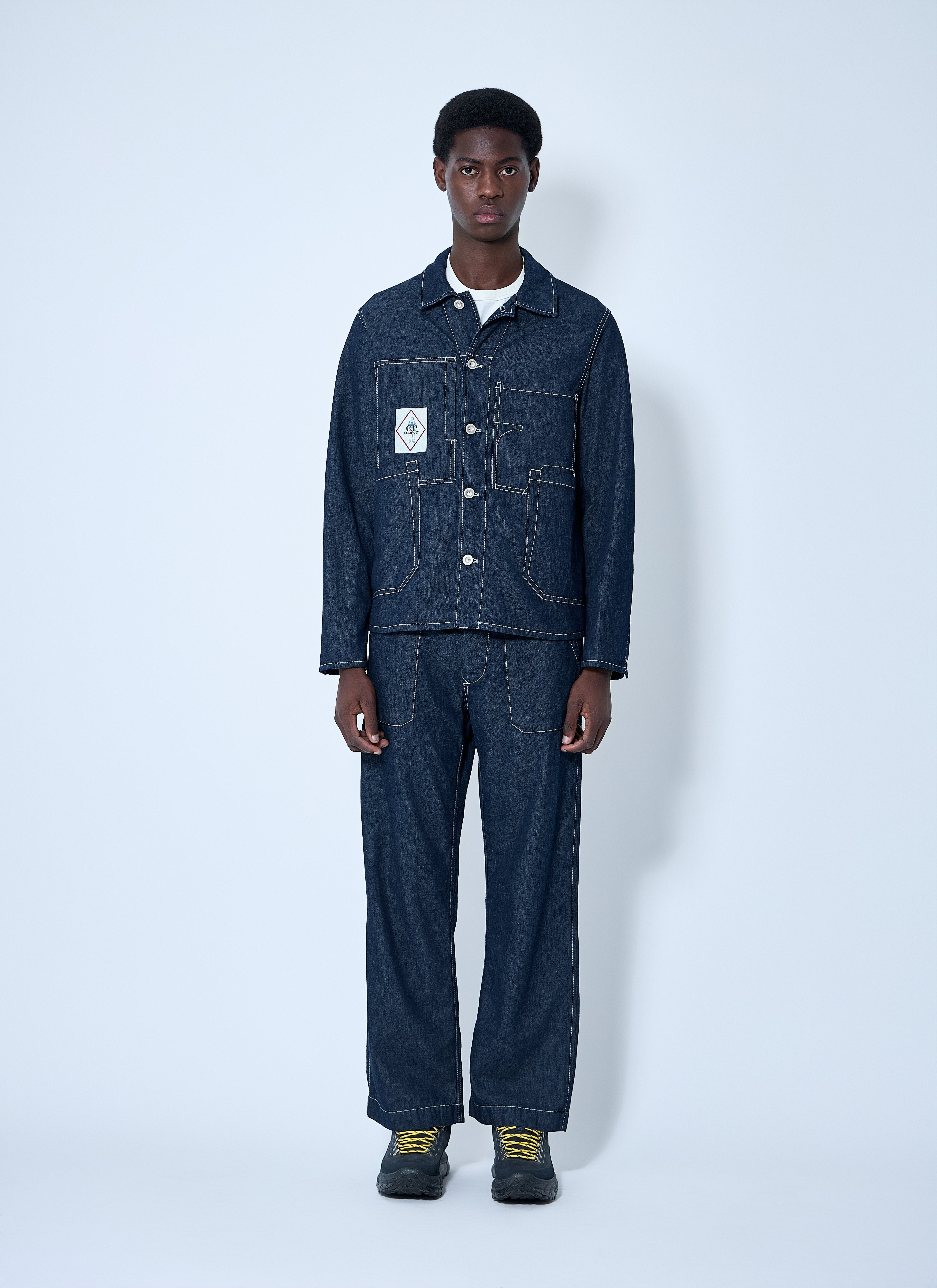 C.P. Company Men 3/1 Denim Chore Jacket - 2