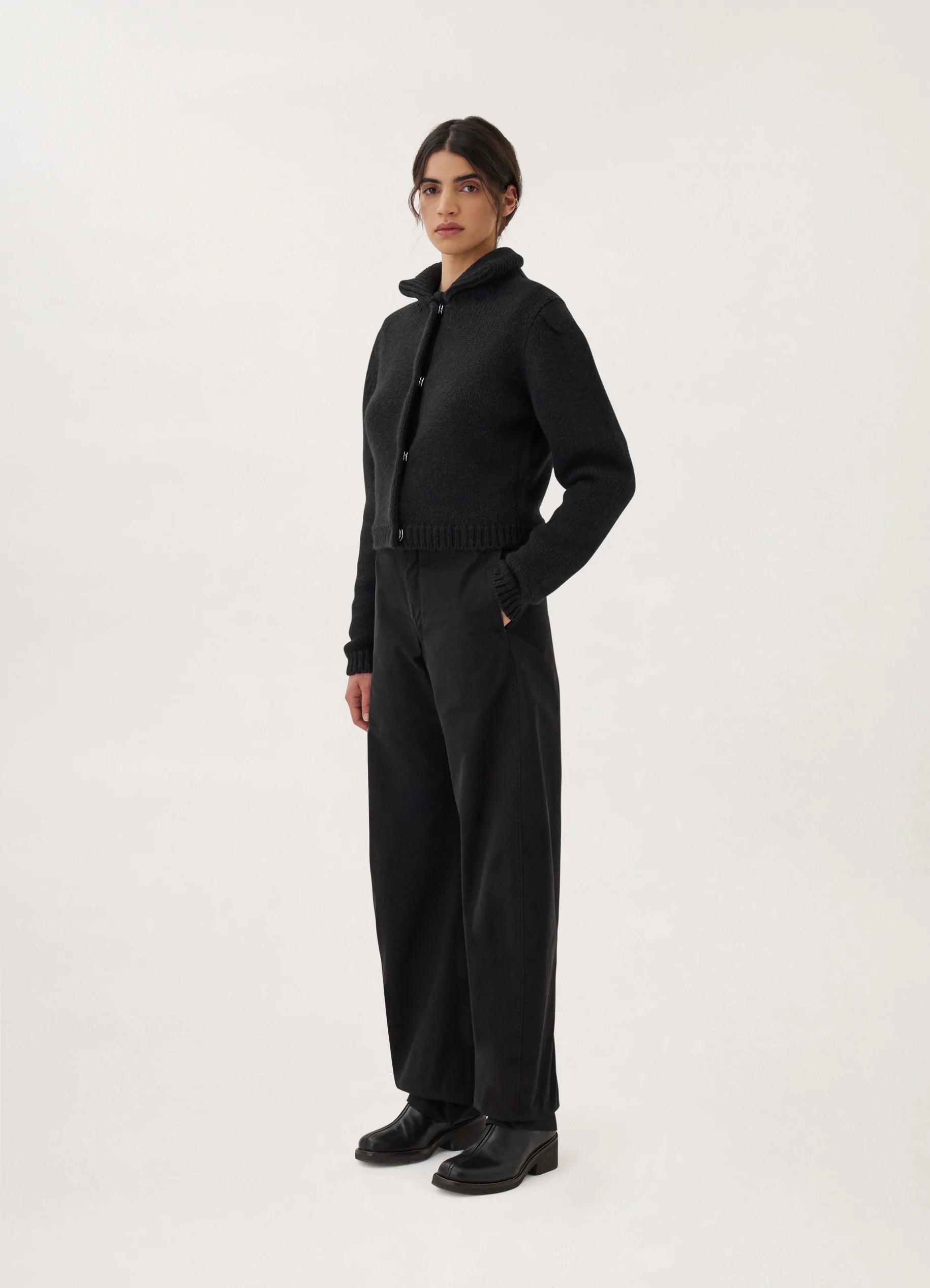 CURVED PANTS
COTTON GABARDIN - 4