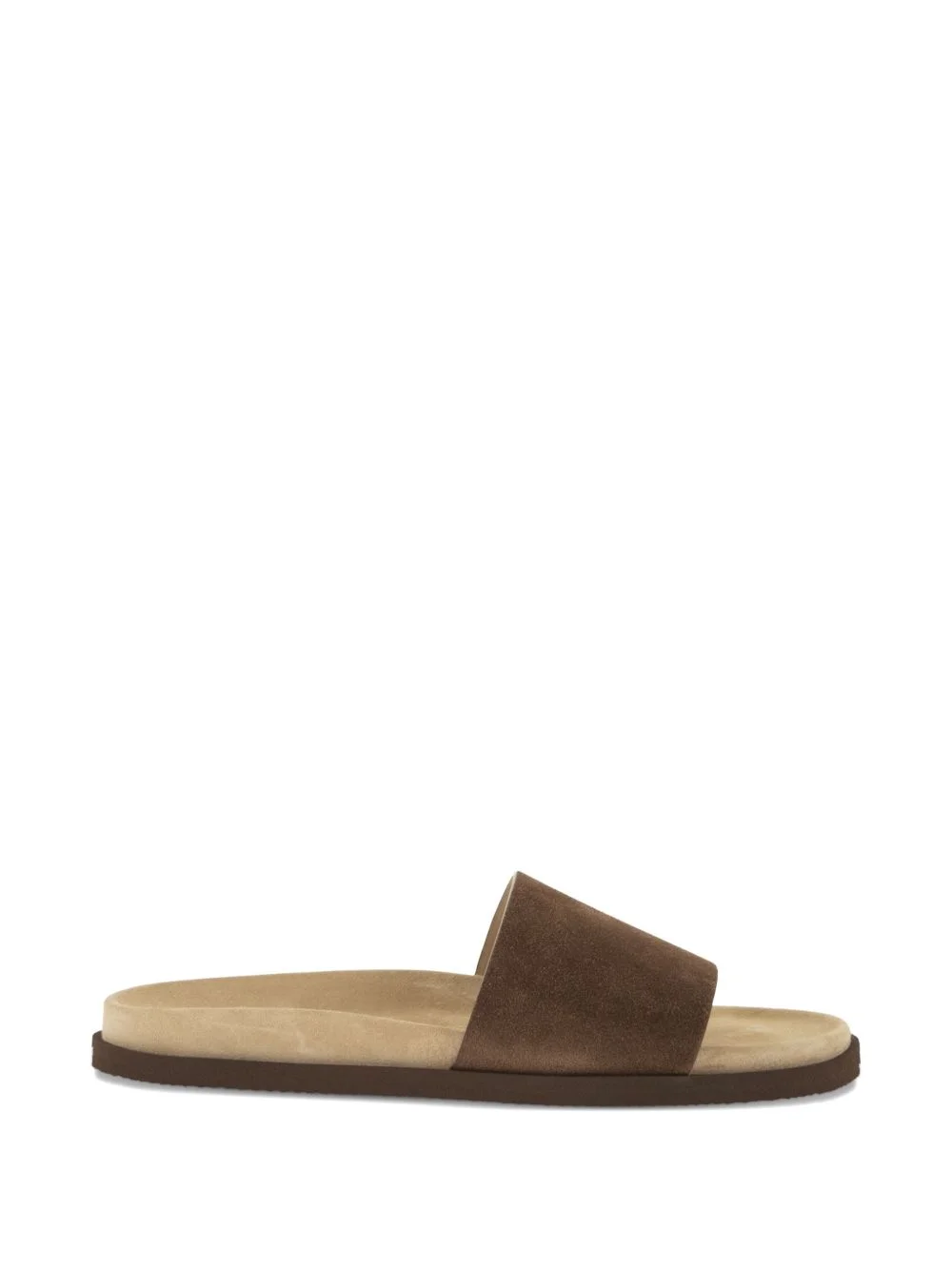 suede-strap flat sandals - 1