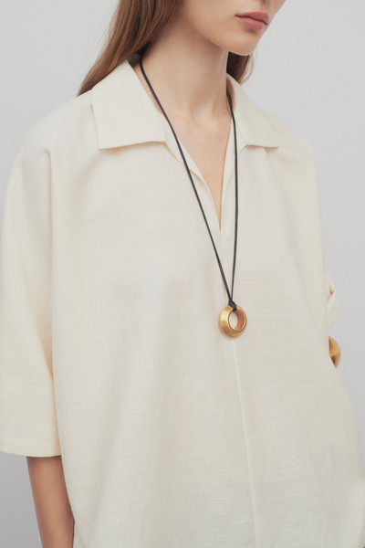 The Row Pendant Necklace in Bronze outlook