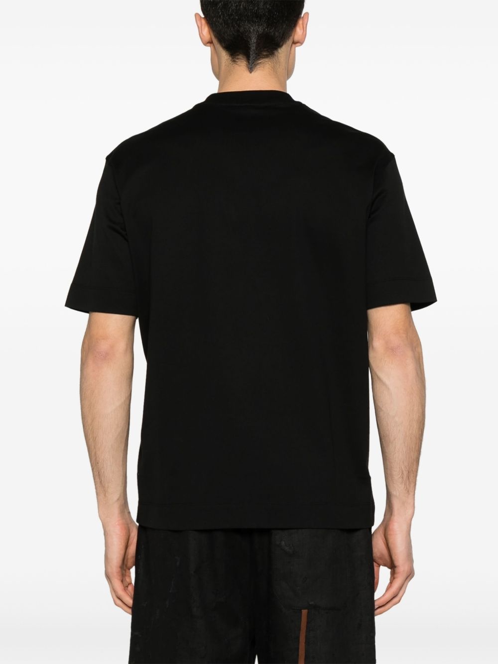 logo-print cotton T-shirt - 3
