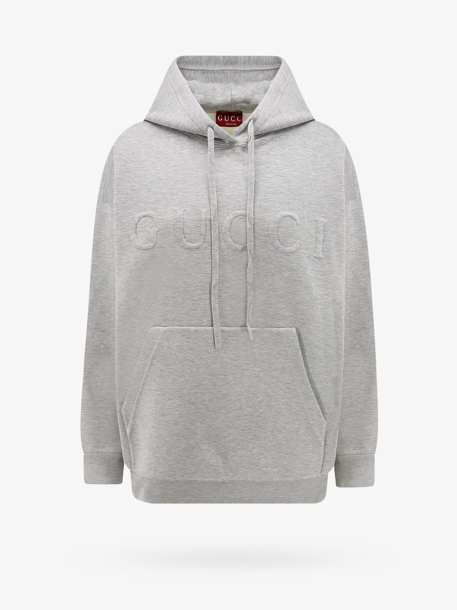 Sweatshirt With Embossed Gucci Logo - 1