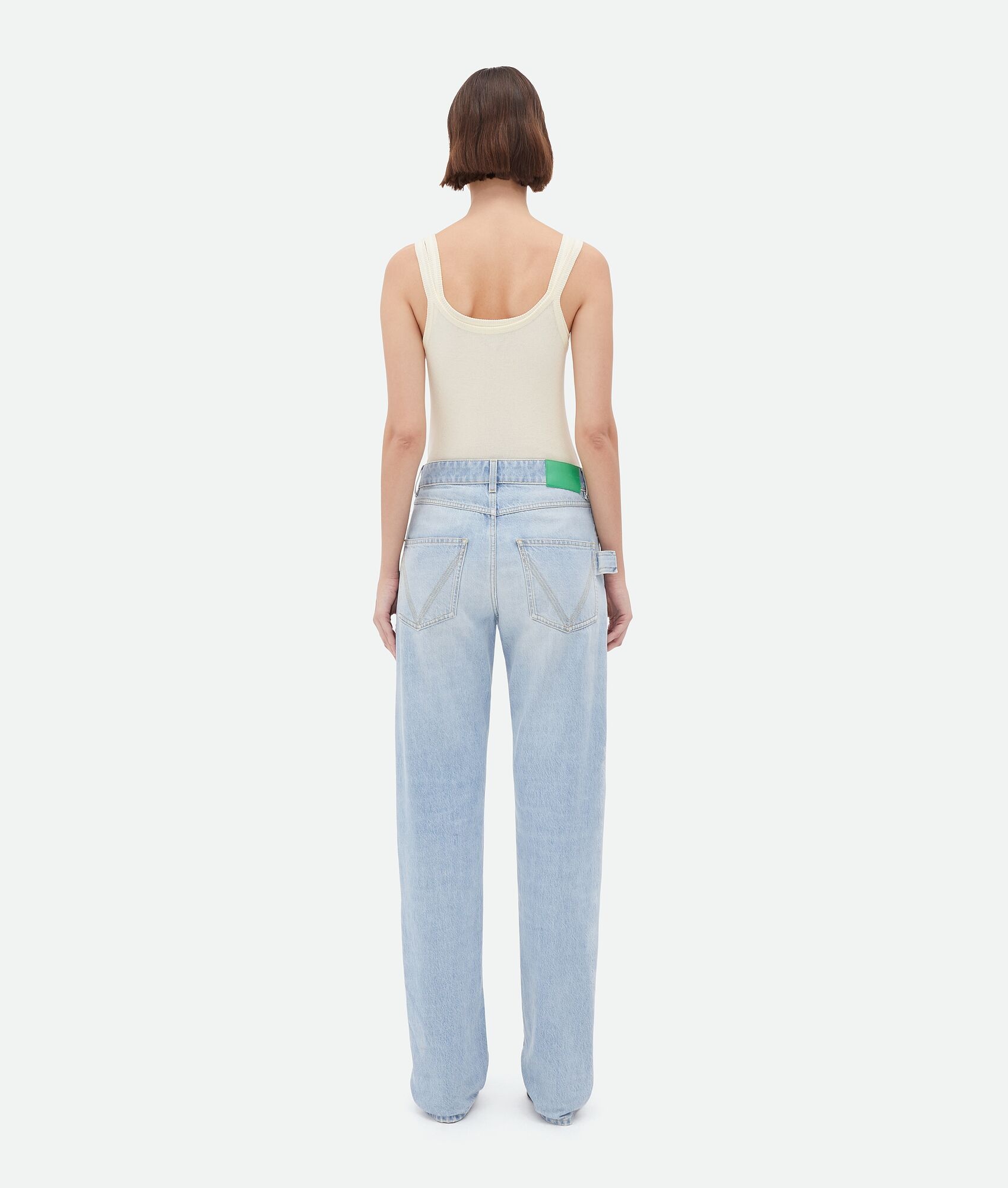 Light-Bleached Boyfriend Denim - 3