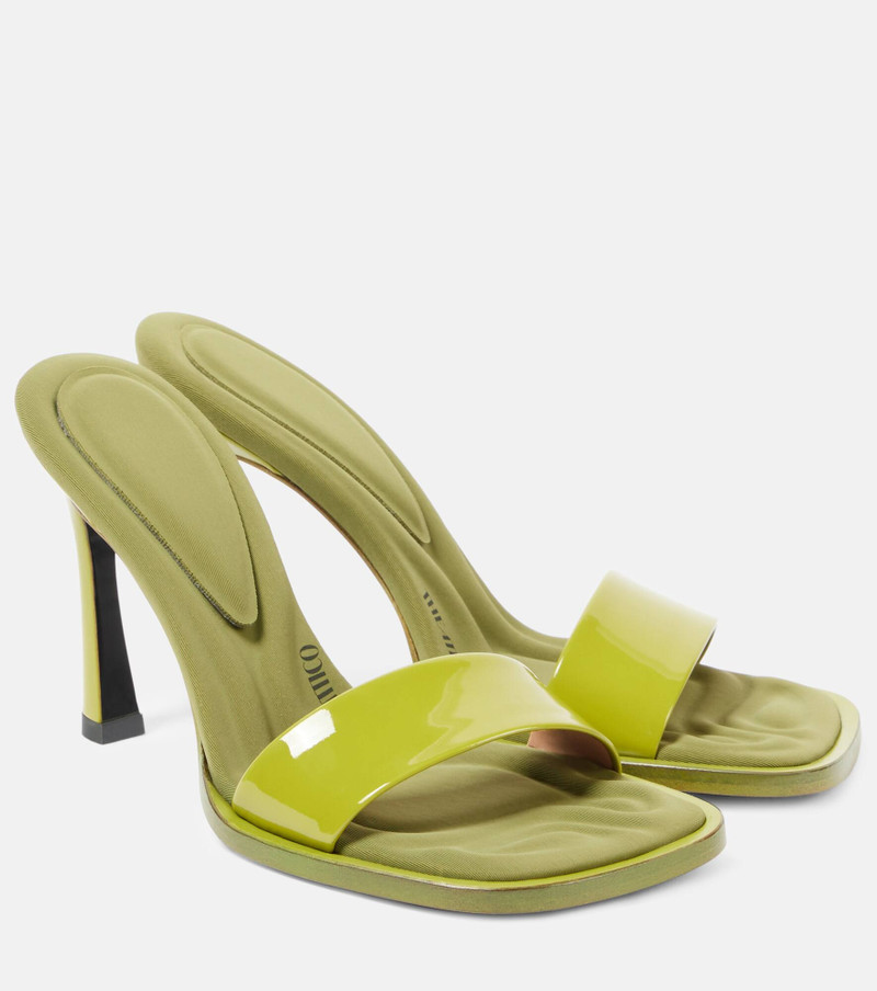 Mia 95 patent leather mules - 1