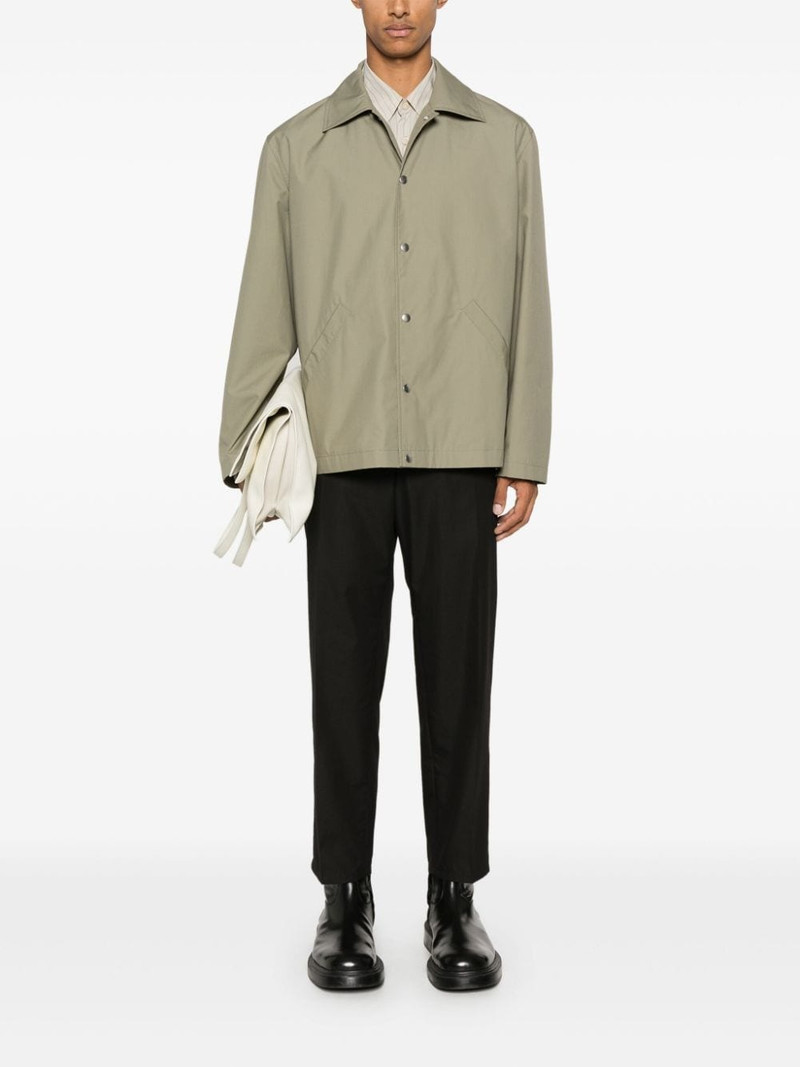 Jil Sander logo-print jacket outlook