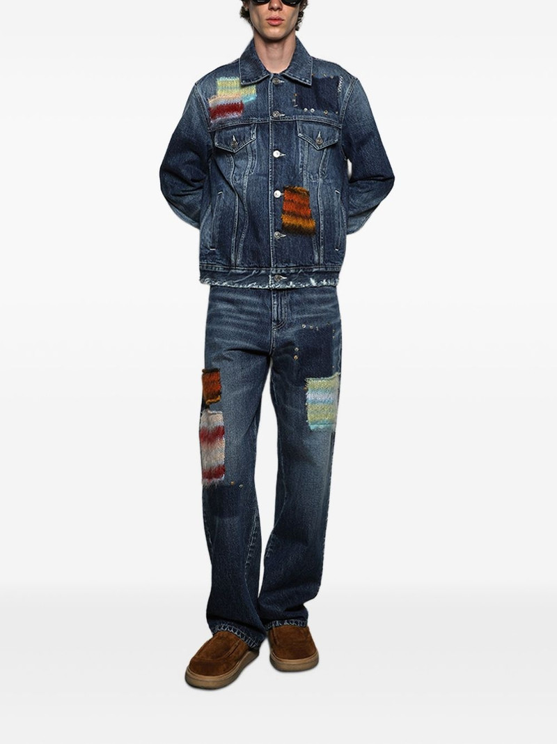 Marni logo-patch jeans outlook