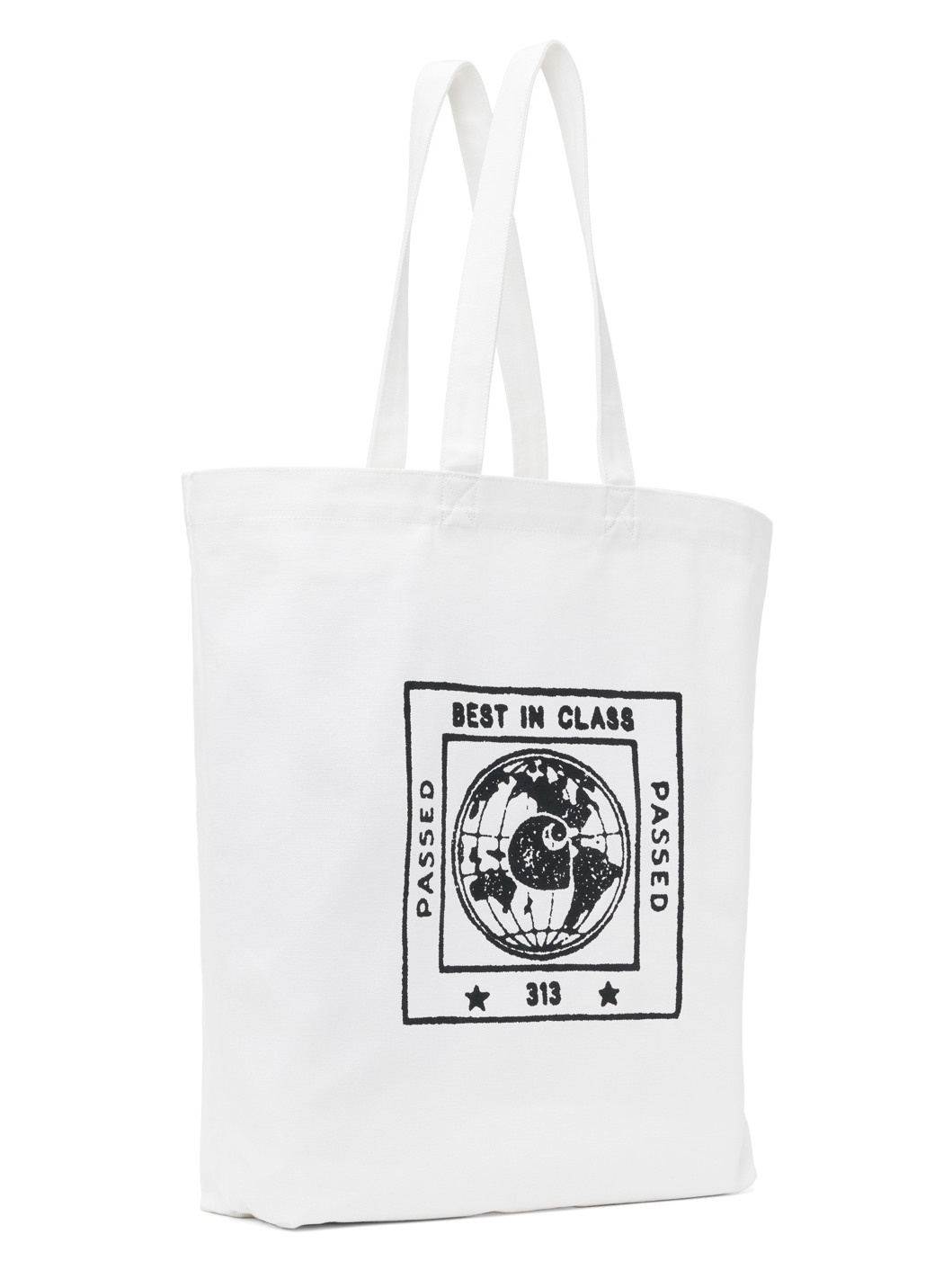 White Stamp Tote - 2