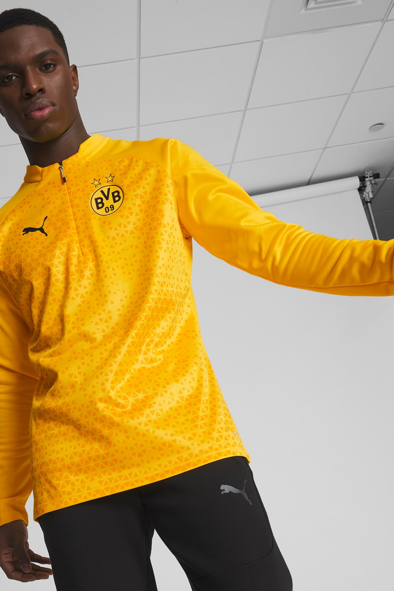 Borussia Dortmund Men's Soccer Training Fleece - 3