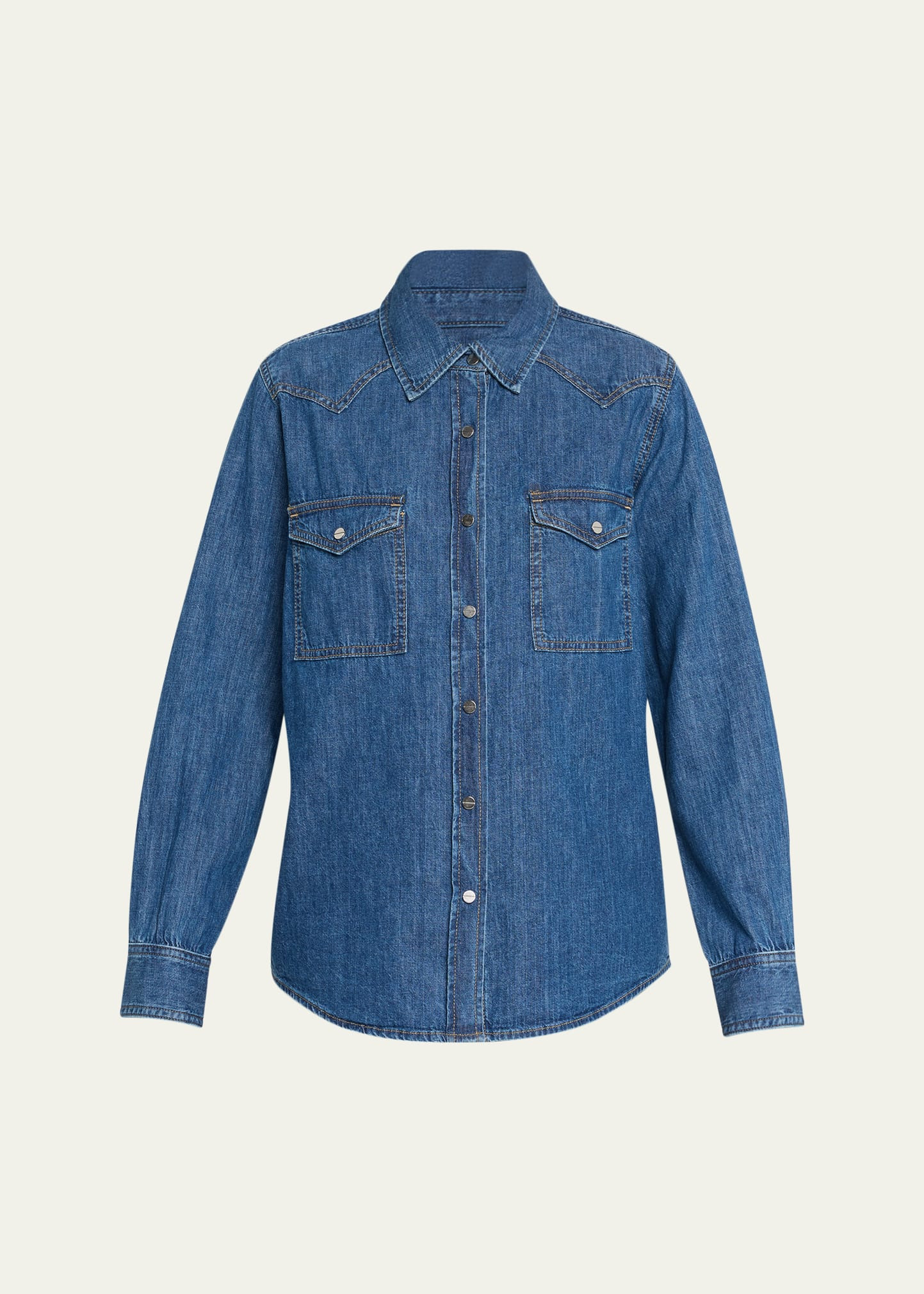 Cowboy Take Me Away Denim Shirt - 1