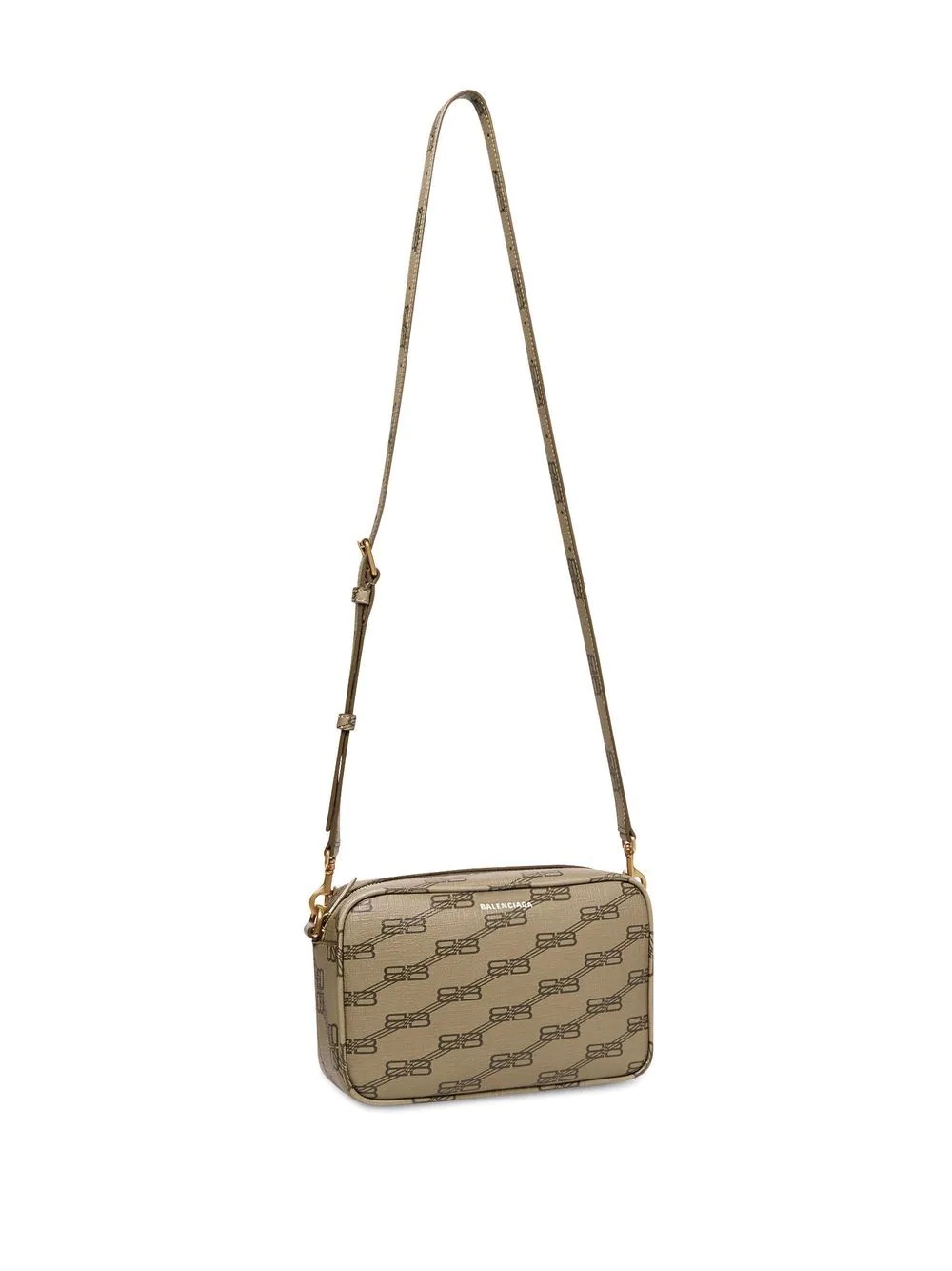 small BB-monogram print crossbody bag - 3