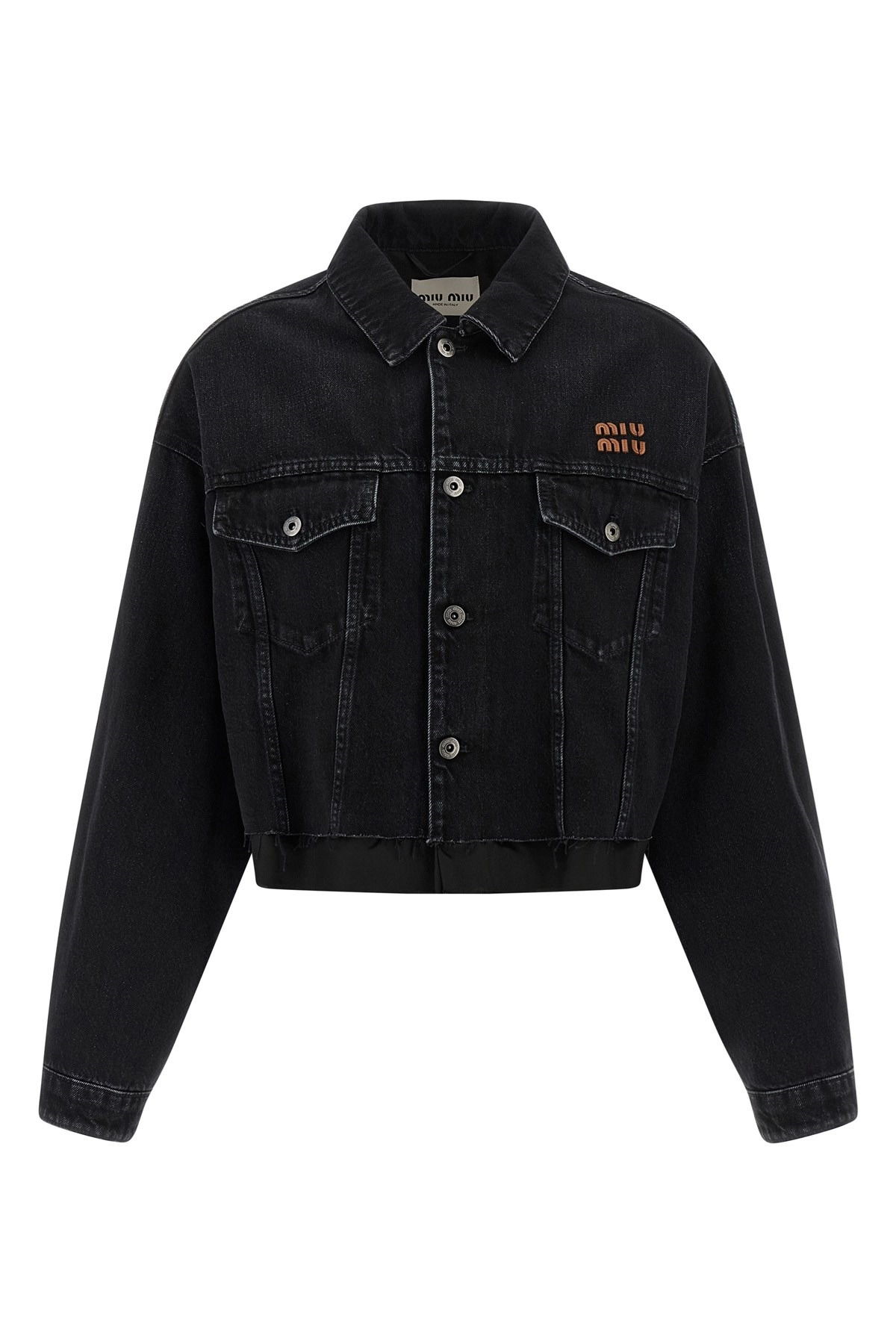 Layered denim jacket - 1