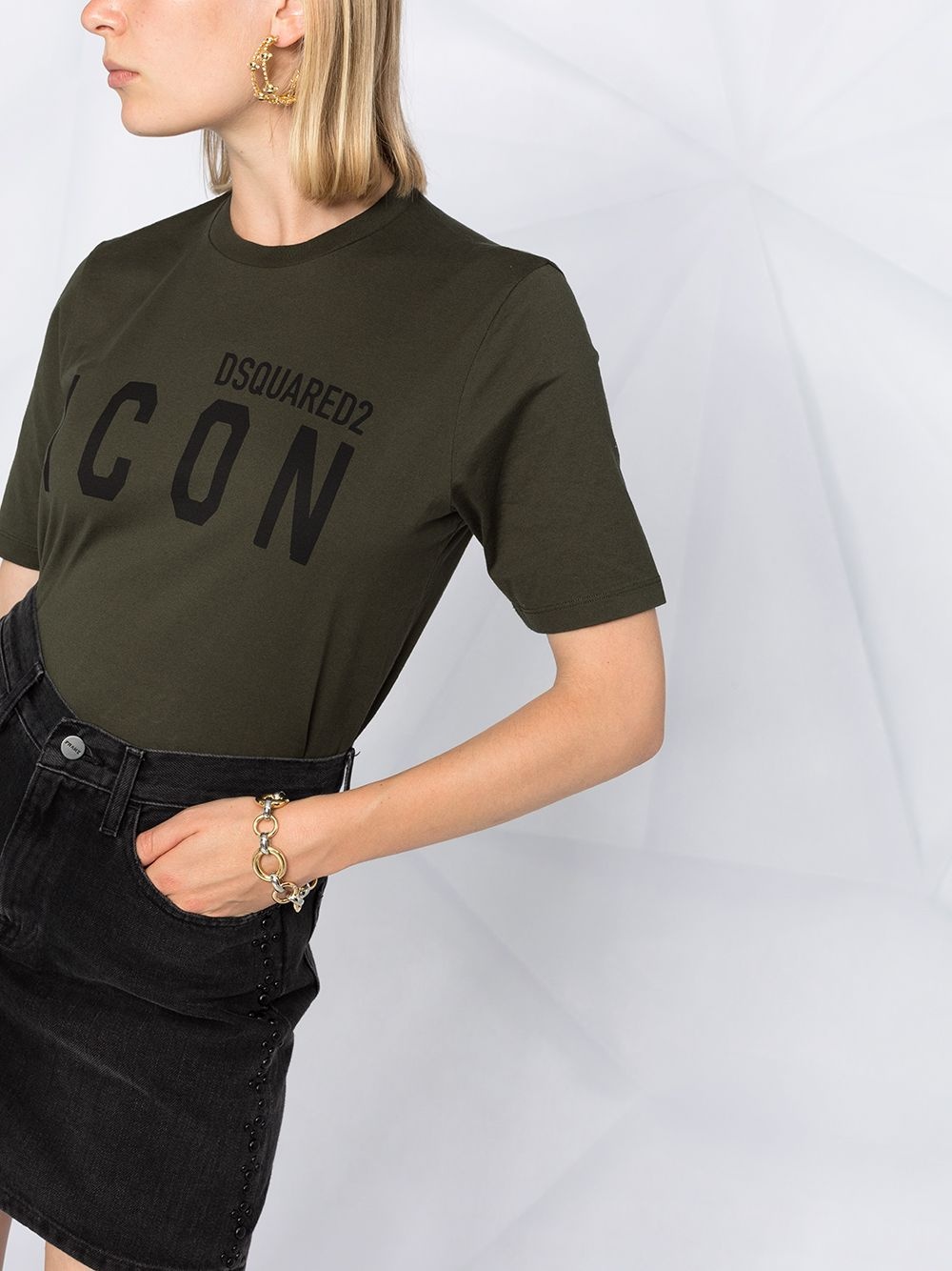 Icon-print T-shirt - 3