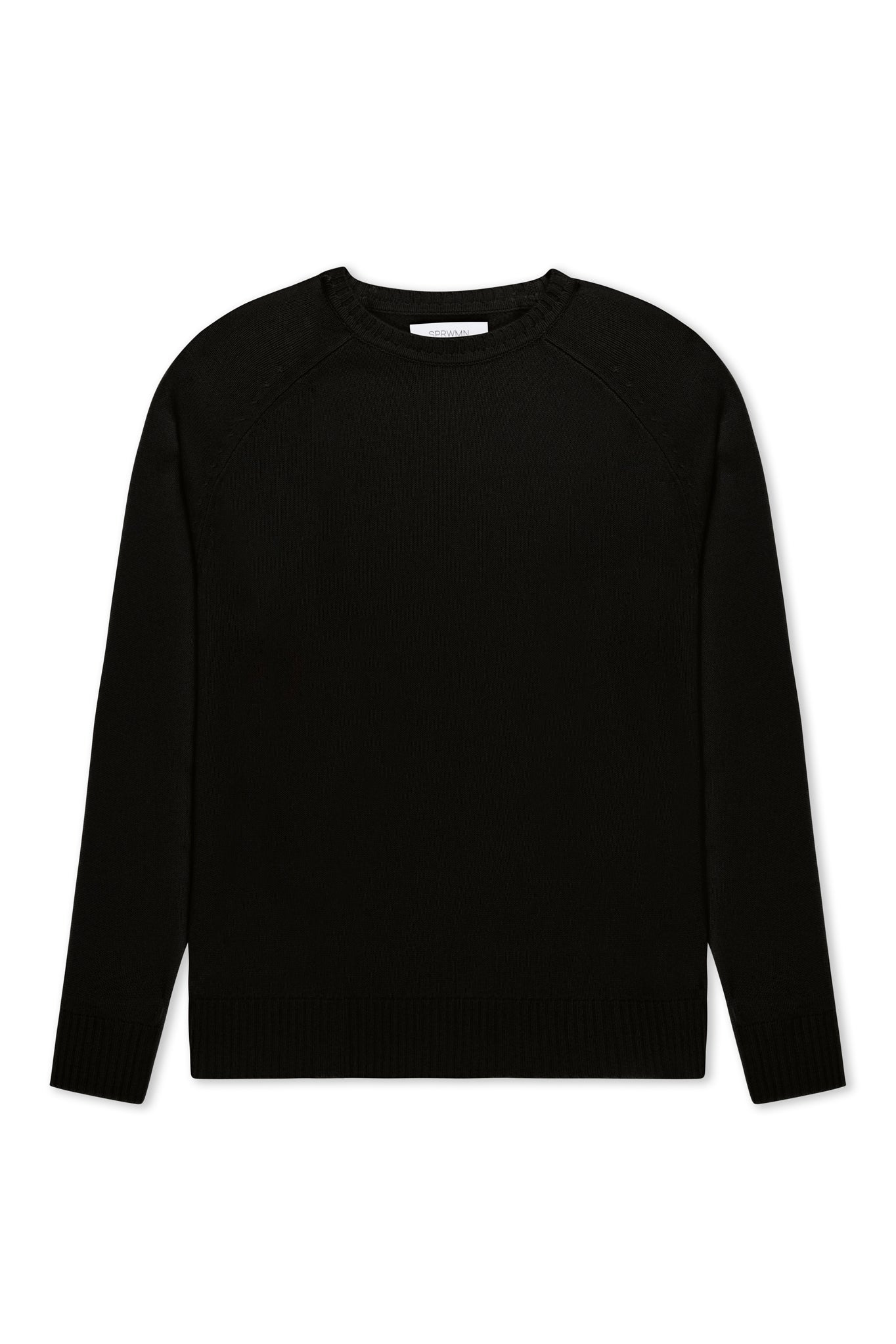BLACK CASHMERE BOYFRIEND SWEATER - 8
