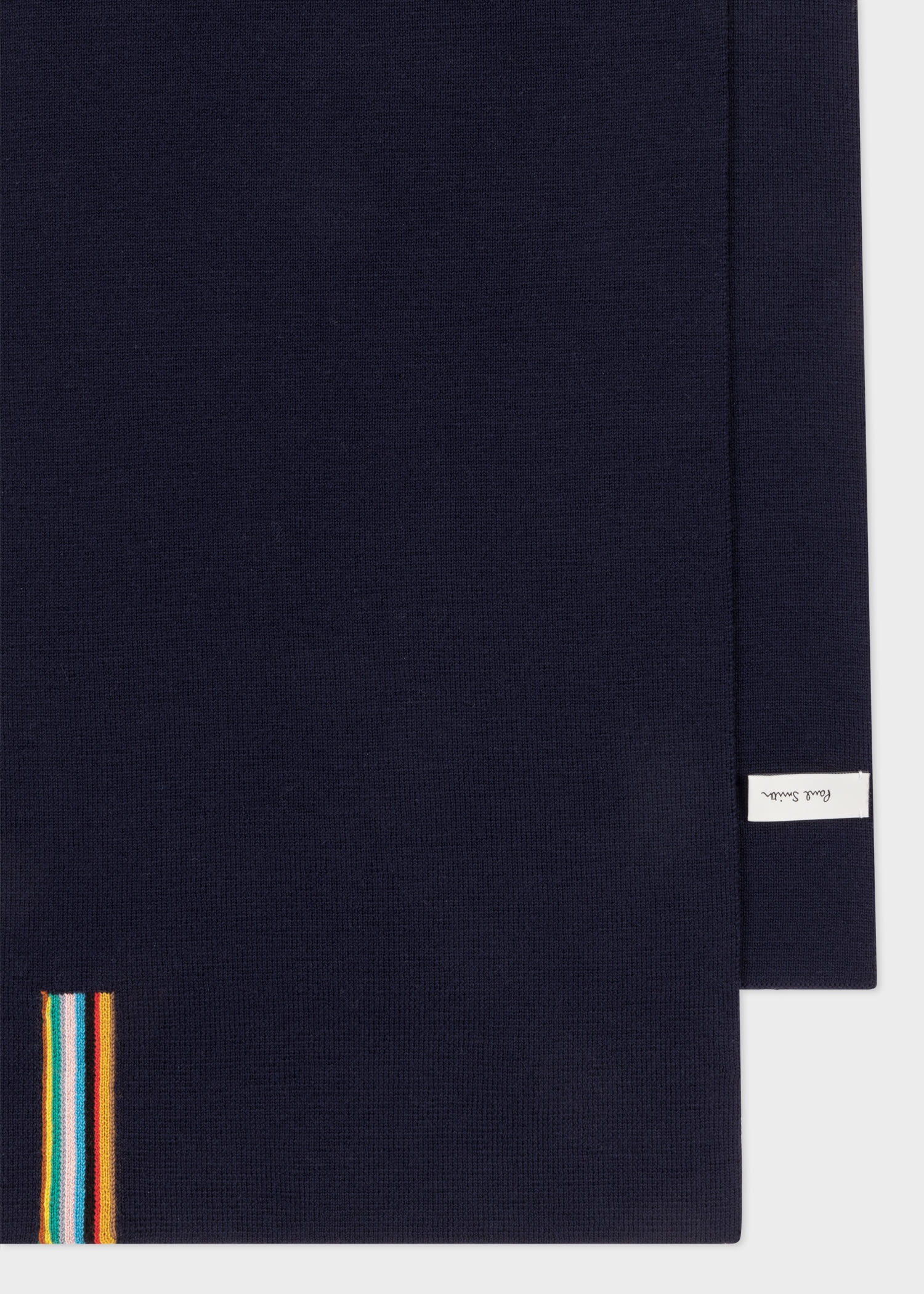 Merino Wool Scarf With 'Signature Stripe' Trim - 4