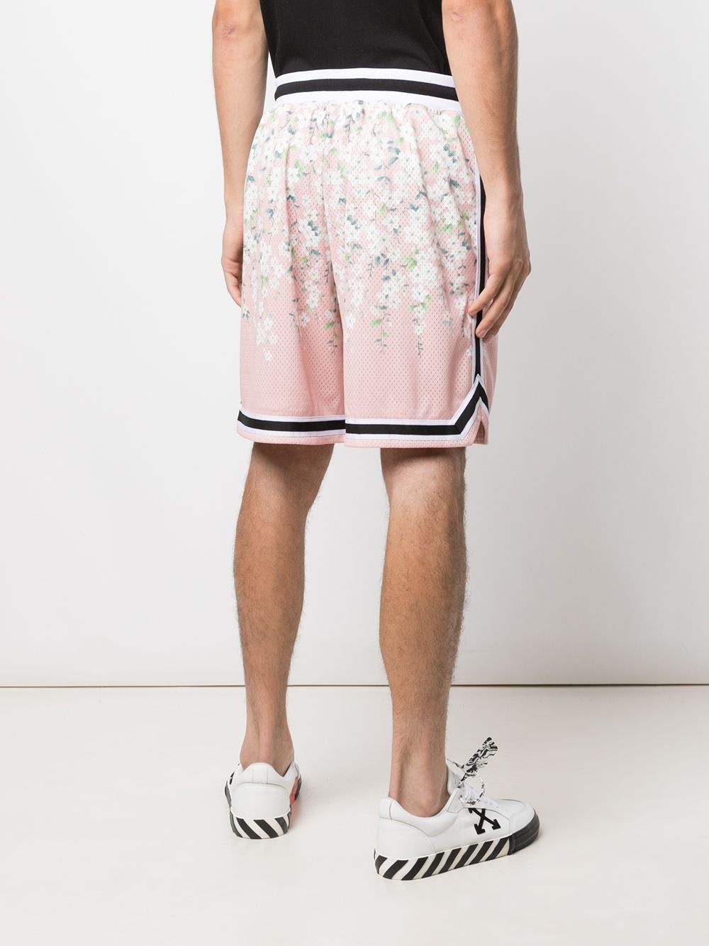 Game floral-print mesh shorts - 4