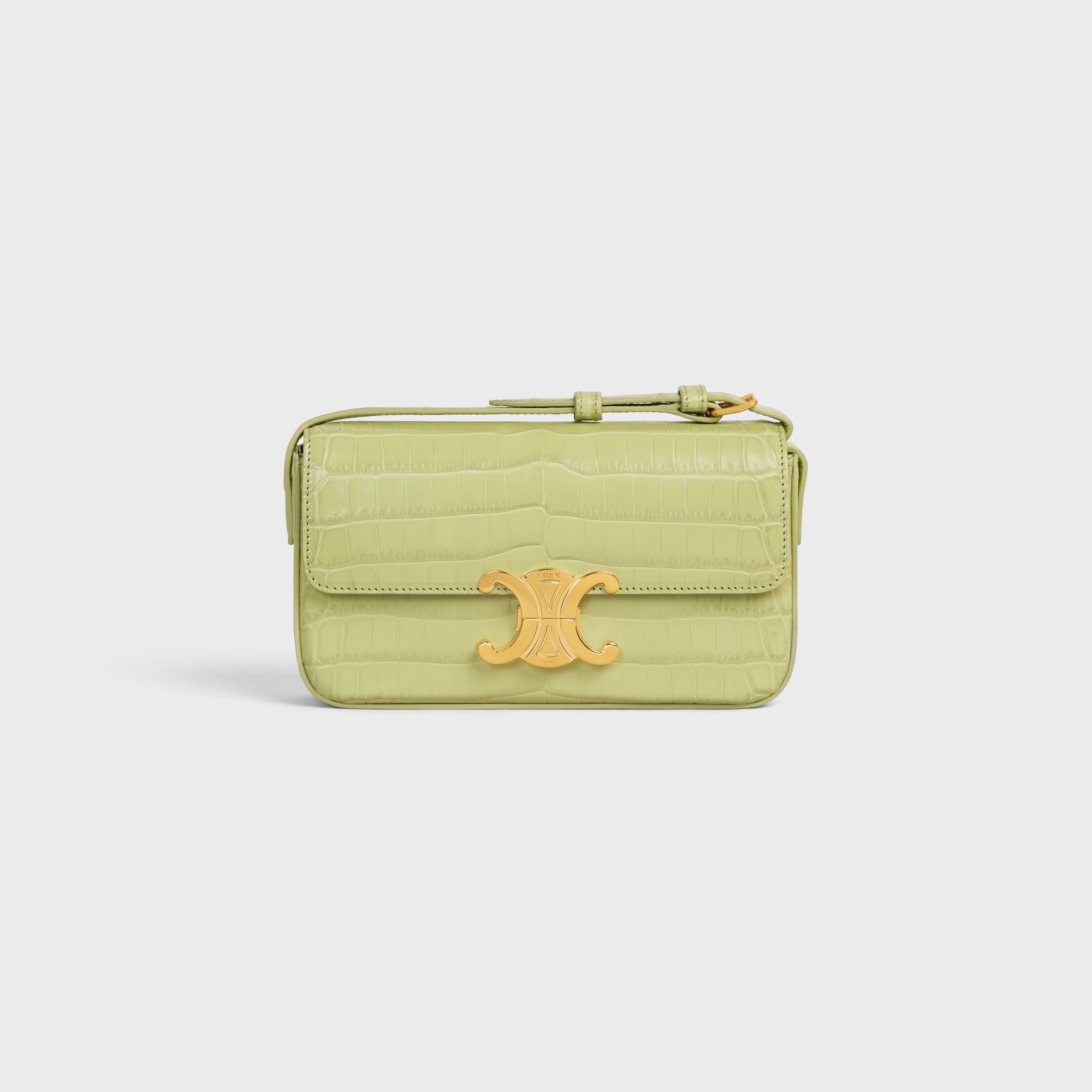 Triomphe Shoulder Bag in Crocodile - 1