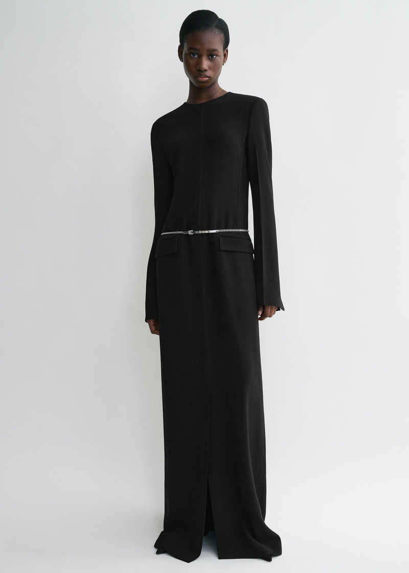 Totême Pocket dress black outlook