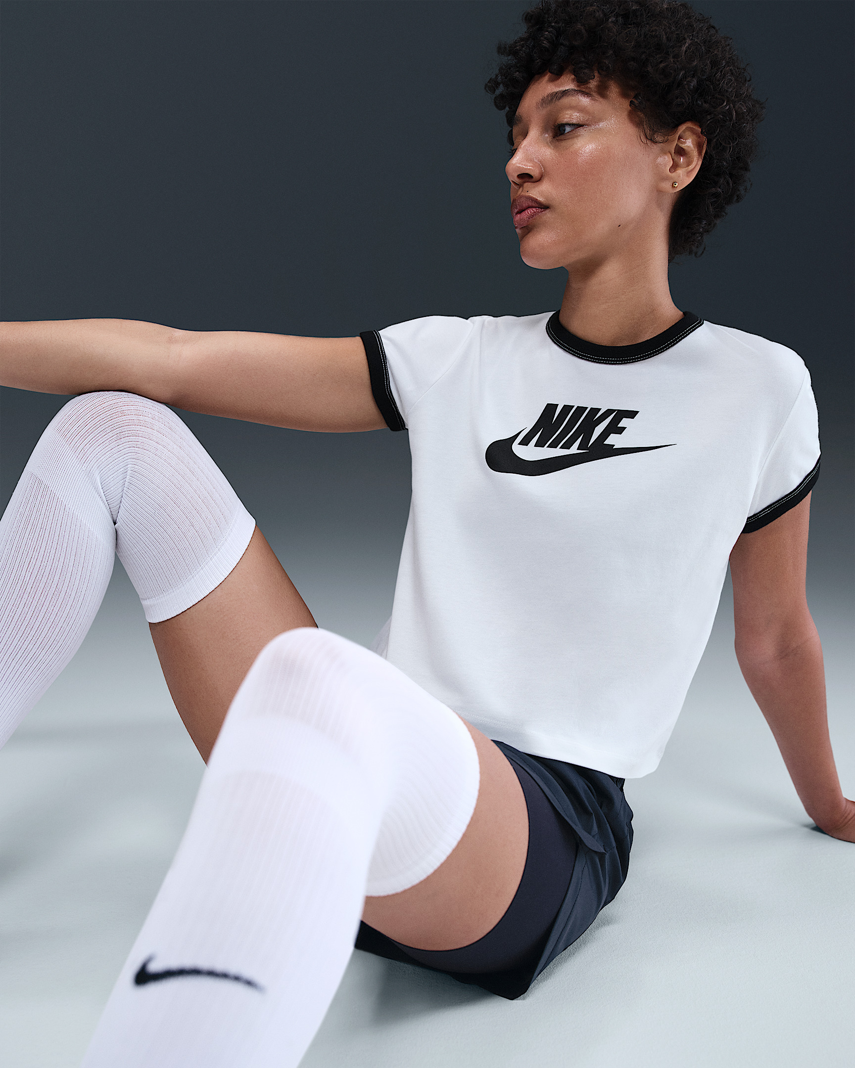 Nike Sportswear Women's Short-Sleeve Ringer T-Shirt - 3