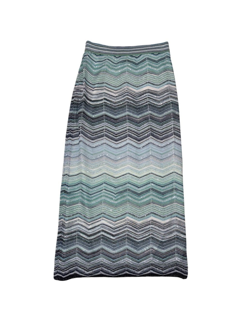 zigzag-pattern skirt 1