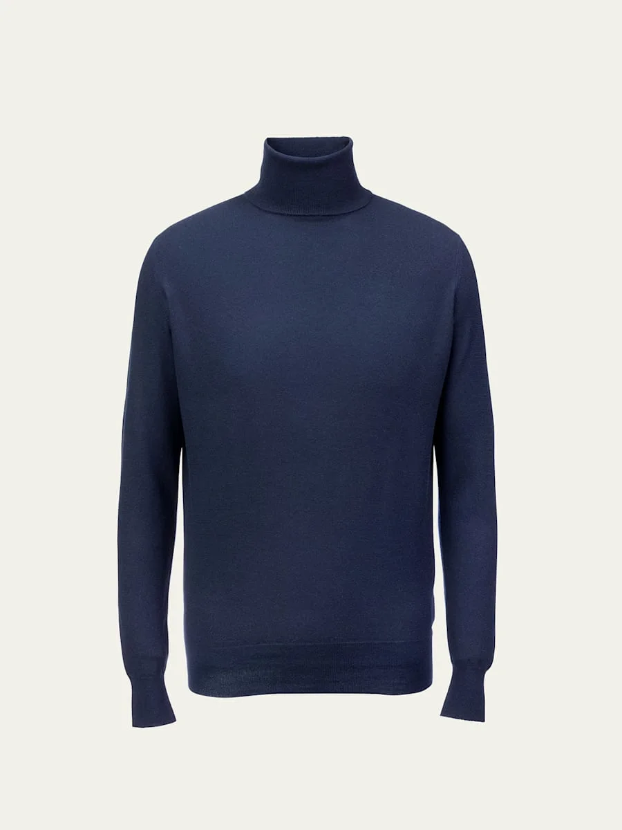 Men's Dolcevita Cashmere Turtleneck Sweater - 1