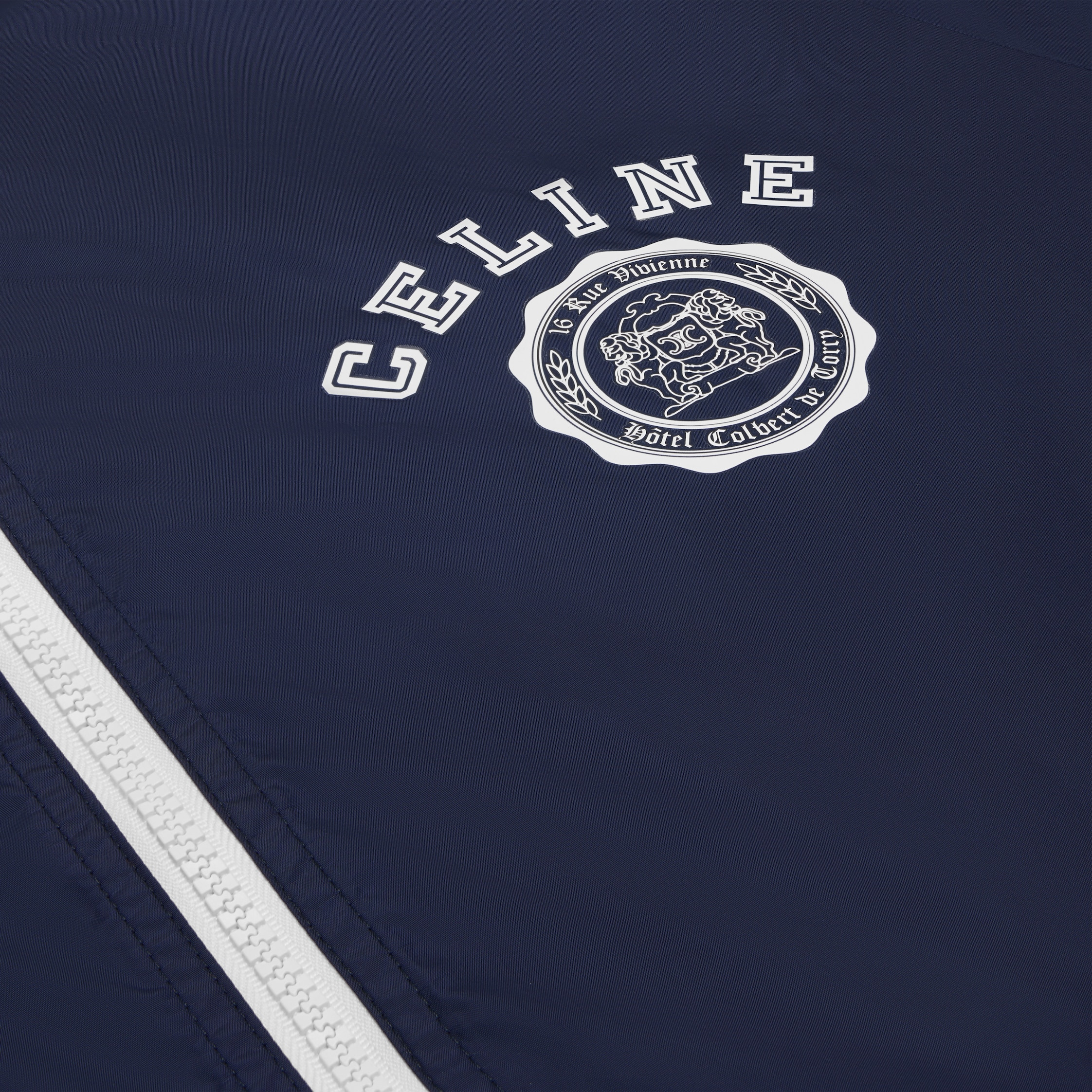 celine blason windbreaker in lightweight nylon - 4