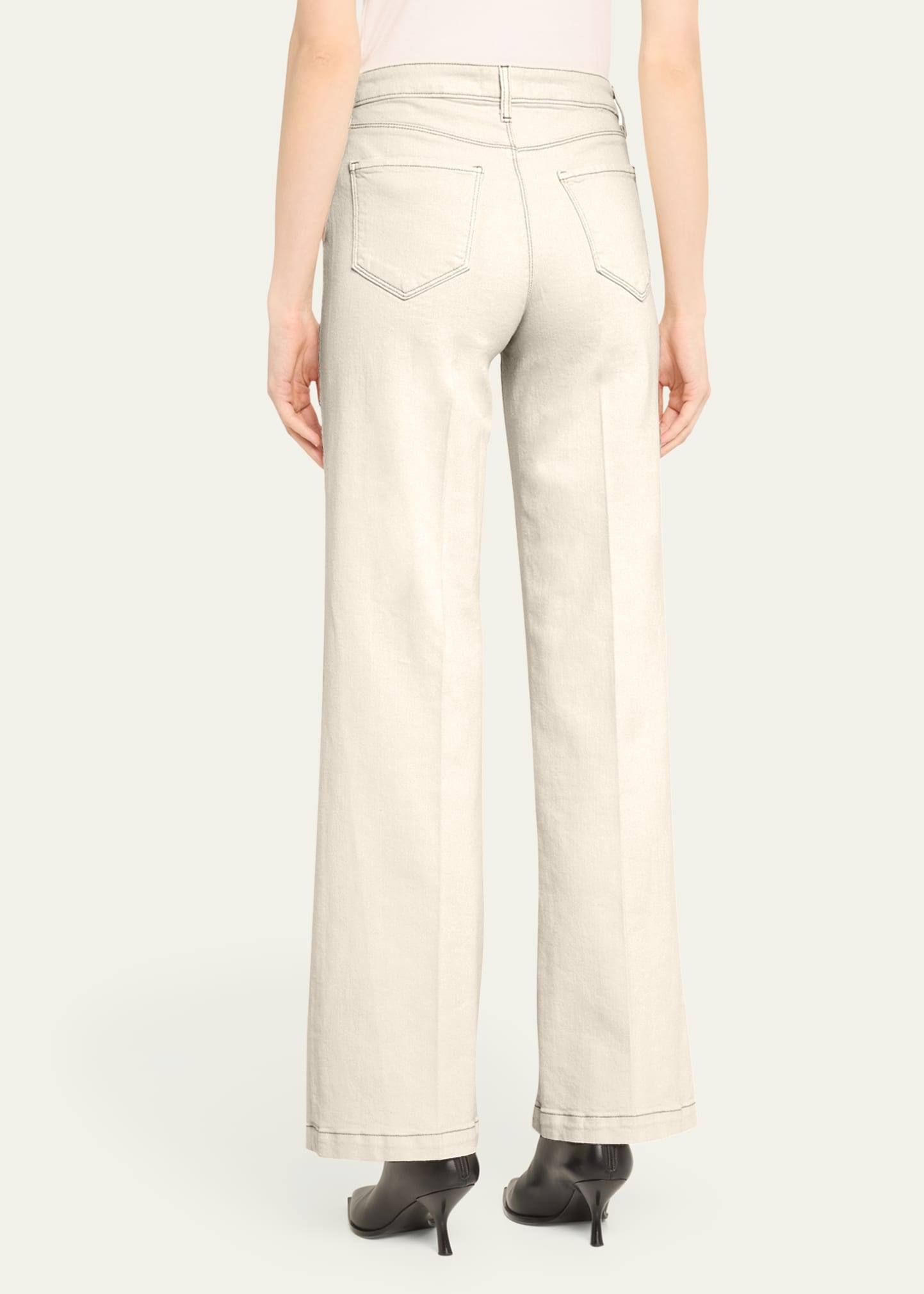 Scottie High Rise Wide-Leg Jeans - 3