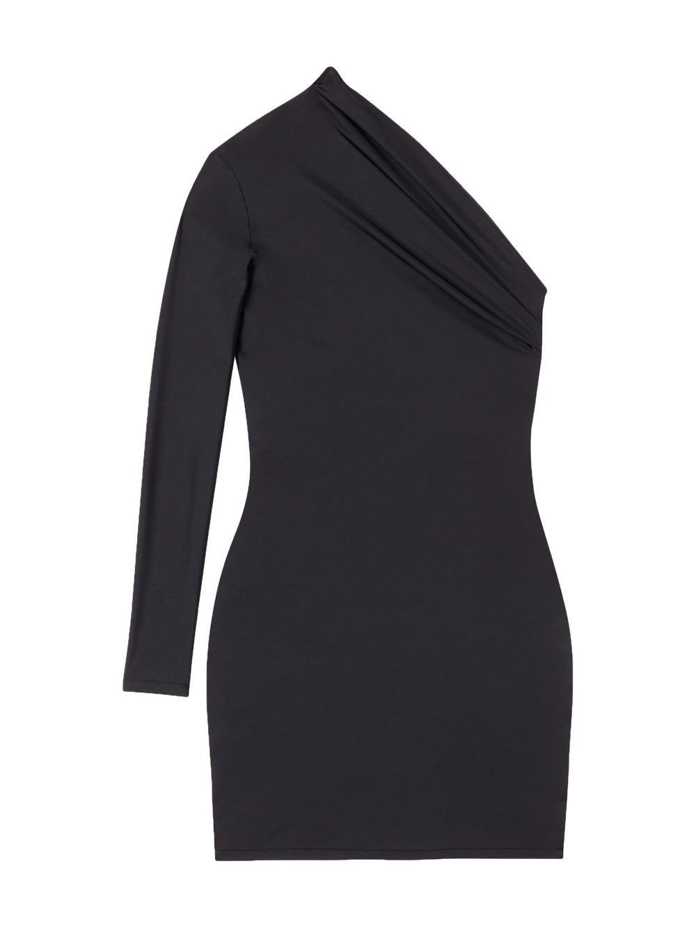 single sleeve mini dress - 10